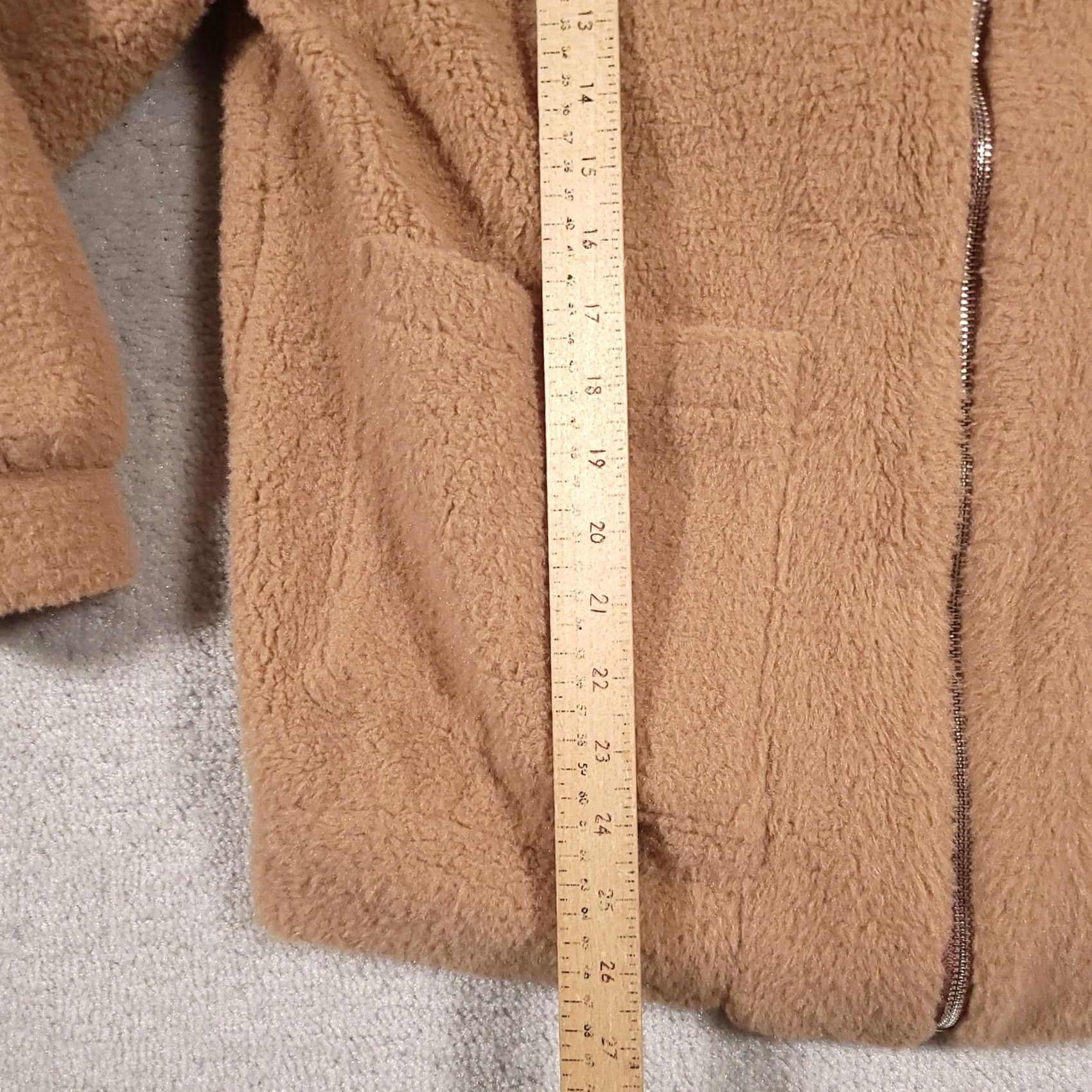 Vintage VINTAGE Entro Jacket Womens S Brown Sherpa Fleece Full Zip Pockets Cozy Size S / US 4 / IT 40 - 7 Thumbnail