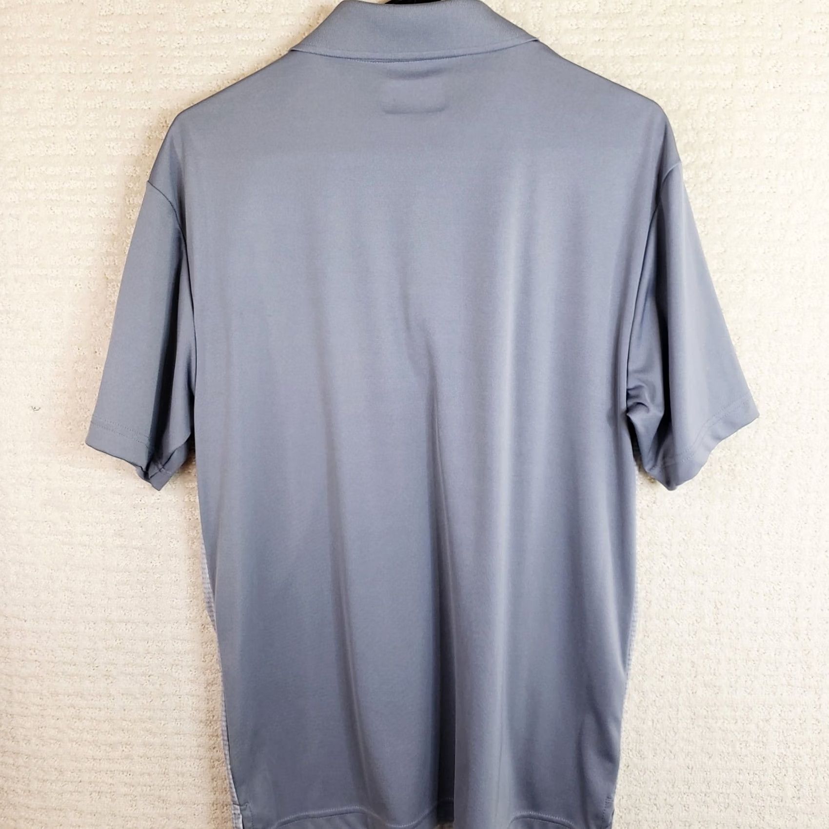 Vintage Pro Tour Polo Shirt Golf Mens Medium Gray Striped Moisture Control Top Size US M / EU 48-50 / 2 - 5 Thumbnail