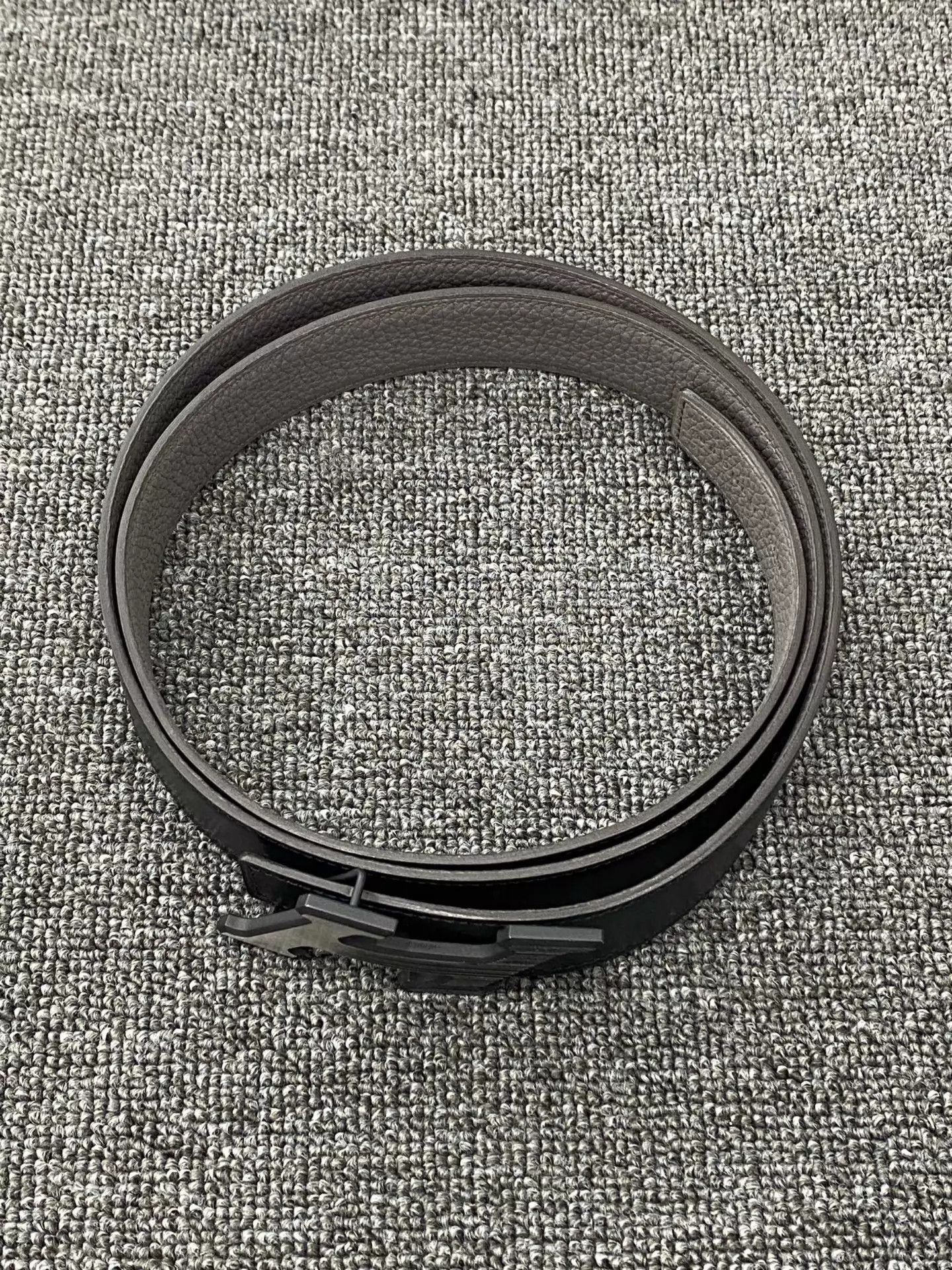 Hermes HERMES Slant H Belt, Black, New with dust bag & box Size ONE SIZE - 1 Thumbnail