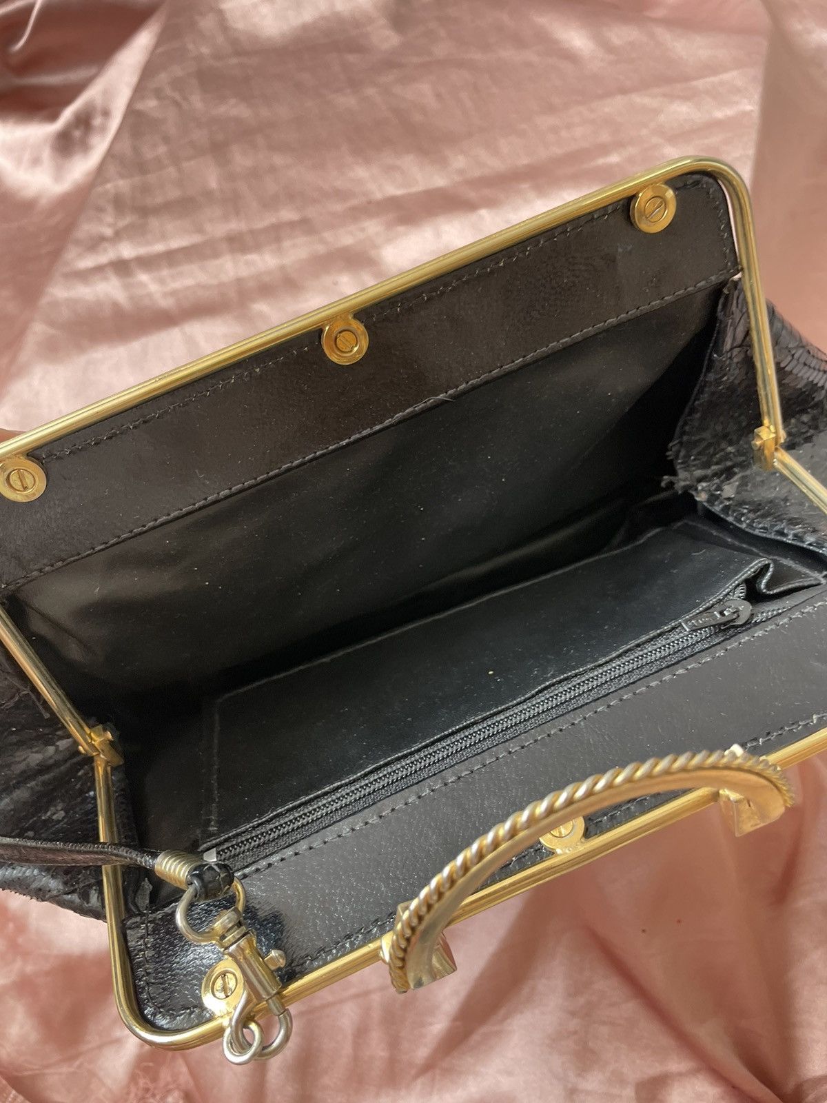 Vintage Vintage bag leather Size ONE SIZE - 12 Thumbnail