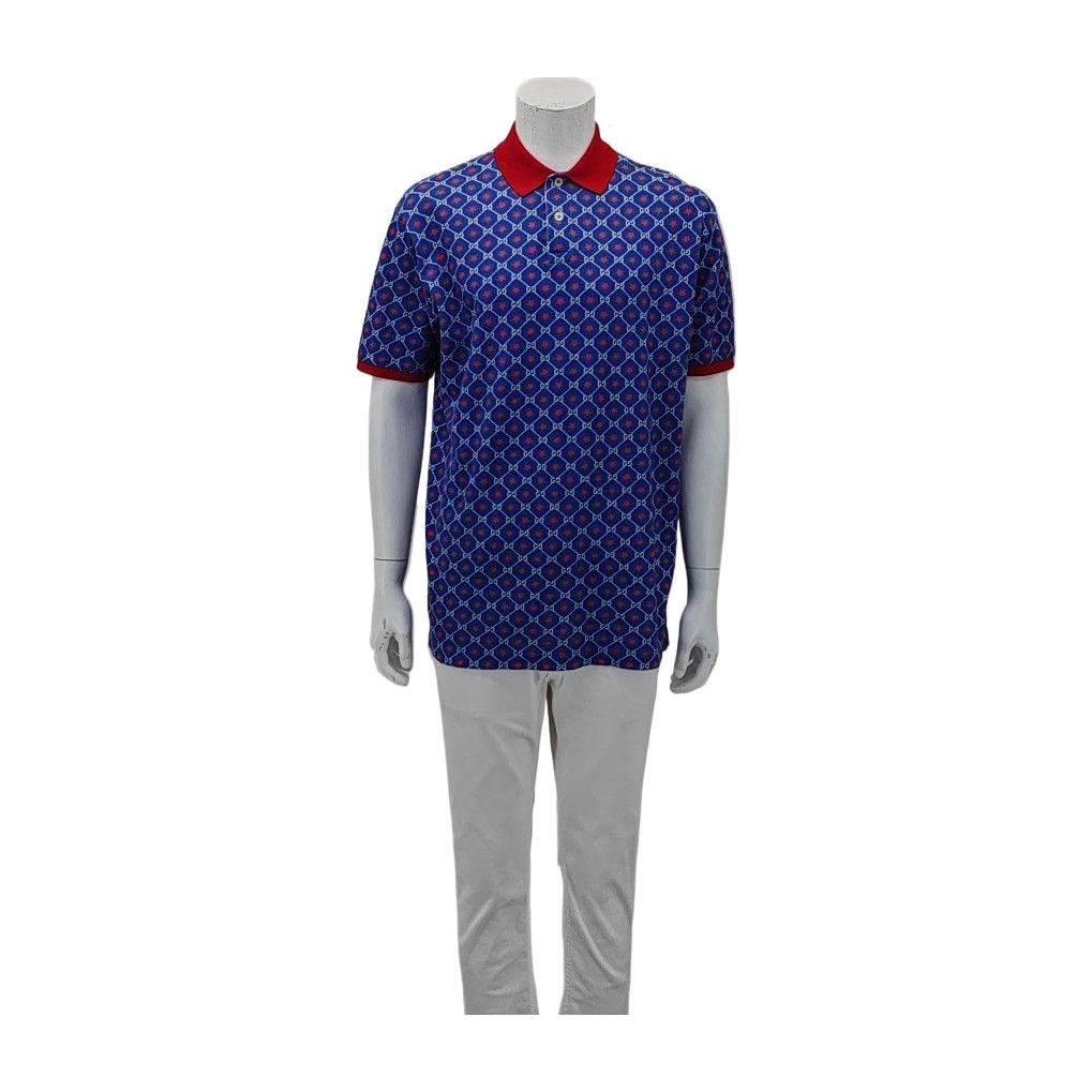 Gucci Gucci GG Star Print Polo US M Size US M / EU 48-50 / 2 - 1 Thumbnail
