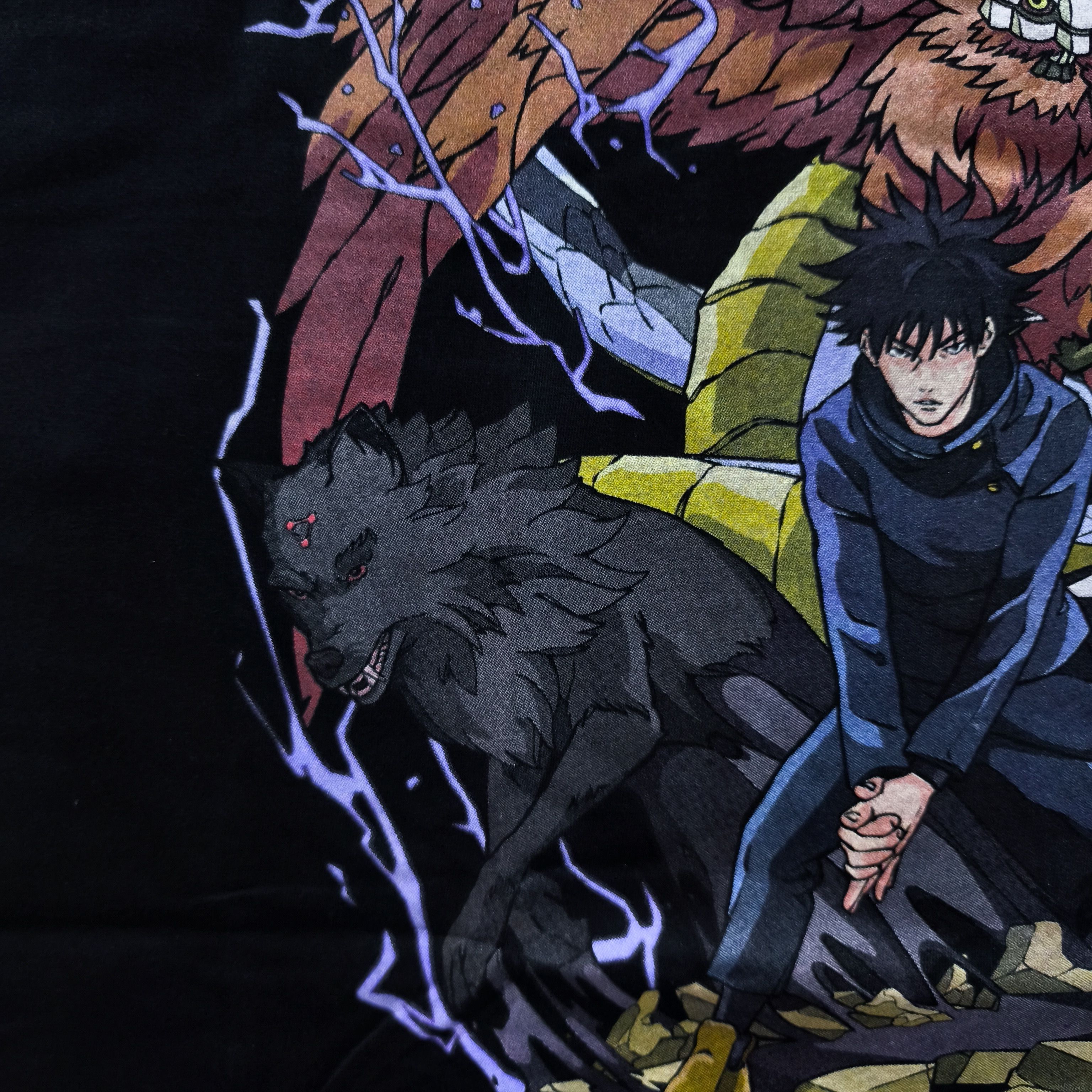 Anime Jujutsu Kaisen Megumi Fushiguro T-shirt Size US XL / EU 56 / 4 - 8 Thumbnail