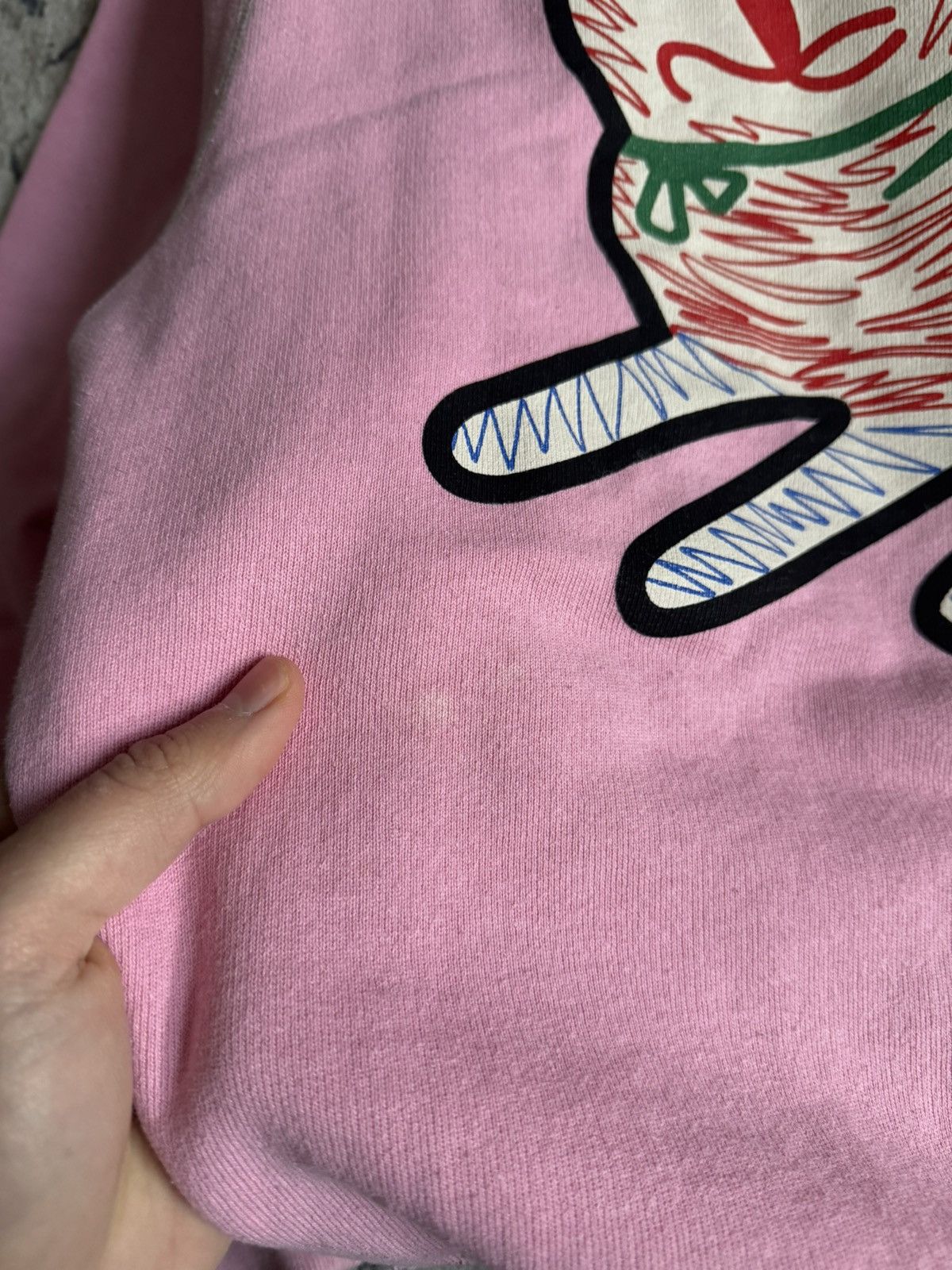 Gucci Gucci sweater jumper pink with cats logo print distressed Size US XS / EU 42 / 0 - 12 Thumbnail