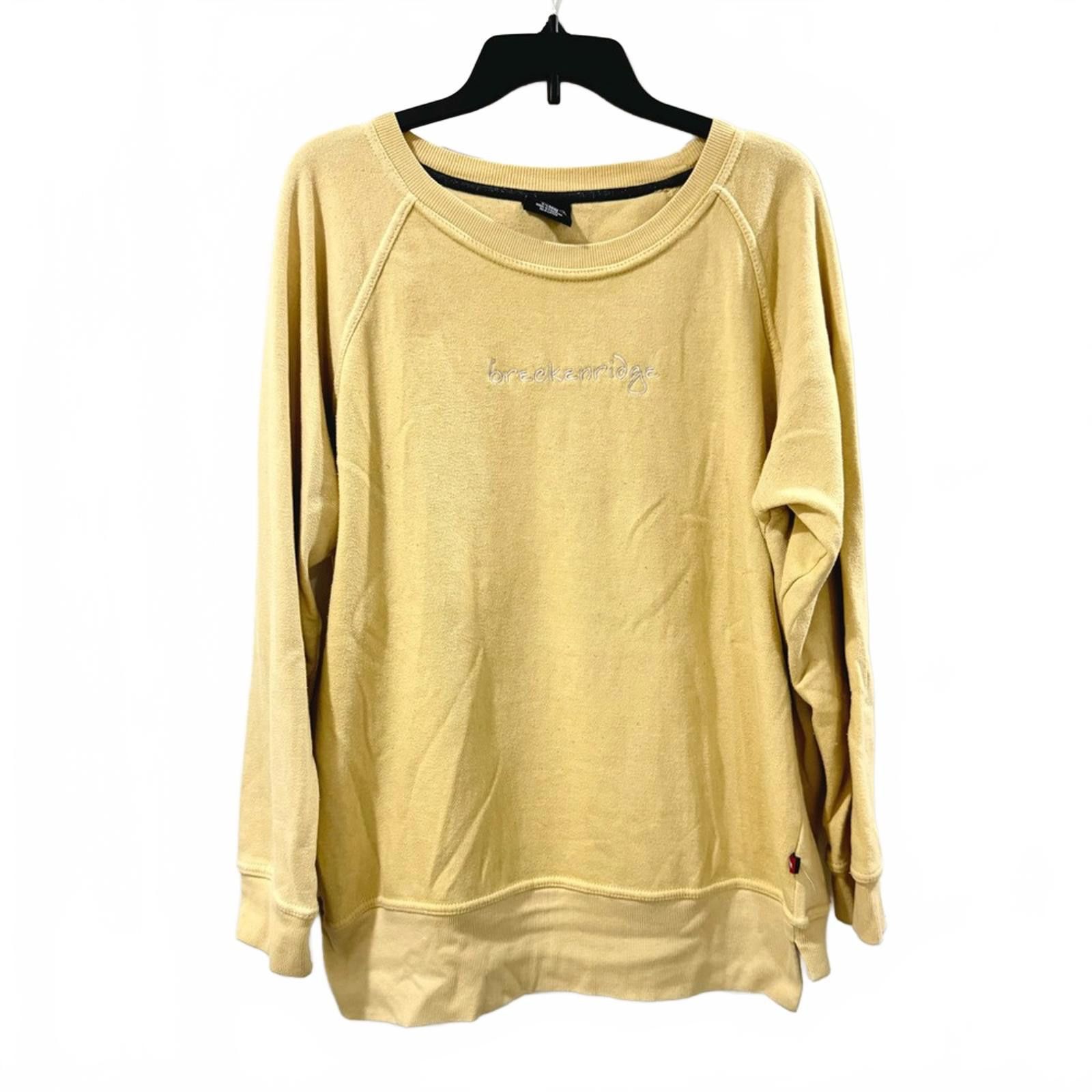 Designer Outfitter Trading Yellow Breckenridge Sweatshirt- Size XL Size XL / US 12-14 / IT 48-50 - 1 Thumbnail