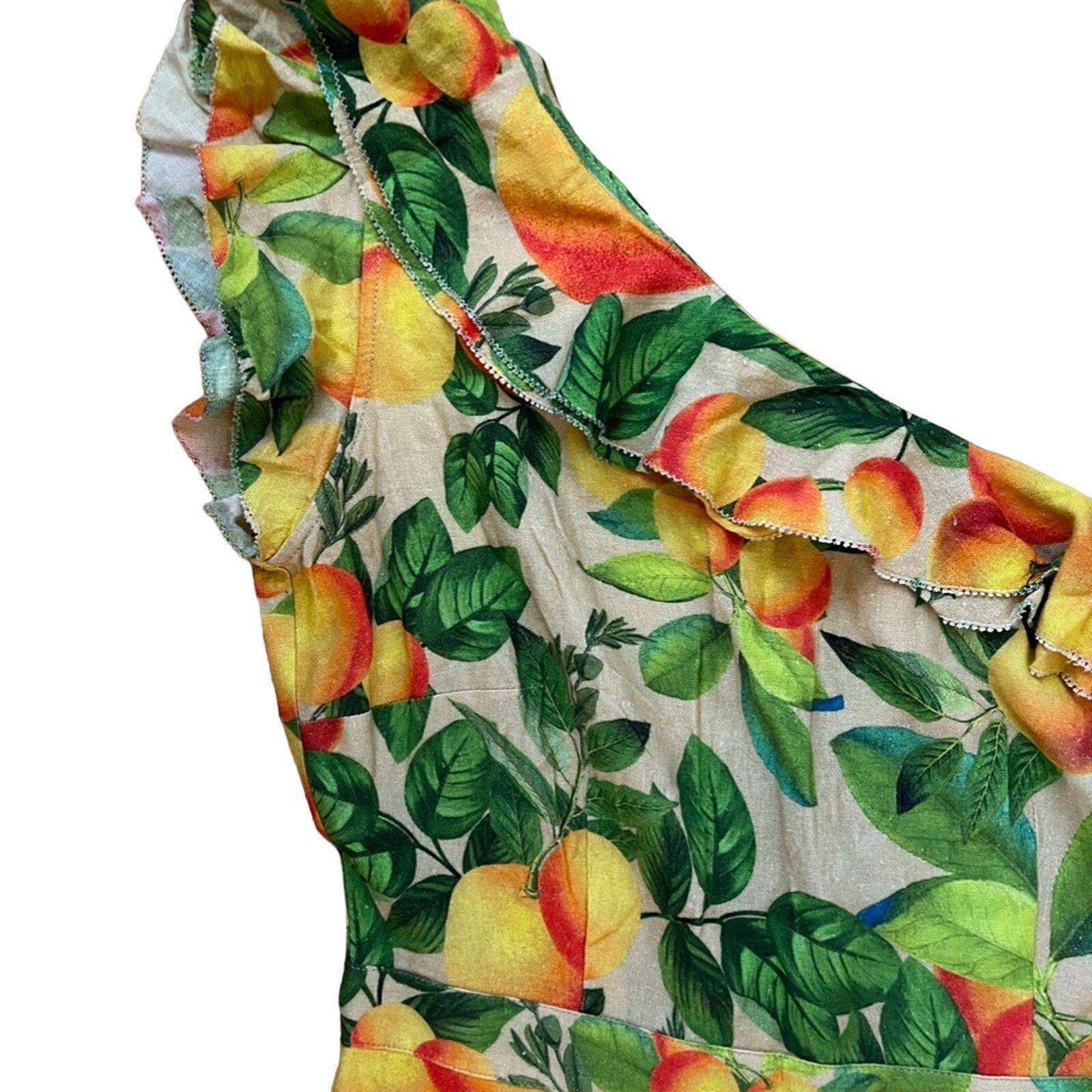 Farm Rio NWT Farm Rio Oranges Print One Shoulder Dress Size S Size S / US 4 / IT 40 - 7 Thumbnail