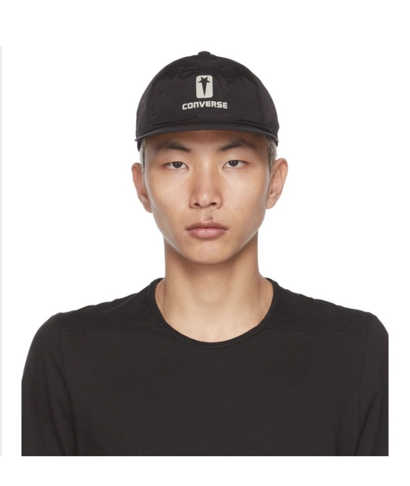 Rick Owens Rick Owens x Converse Black Hat with White Logo Size ONE SIZE - 1 Thumbnail