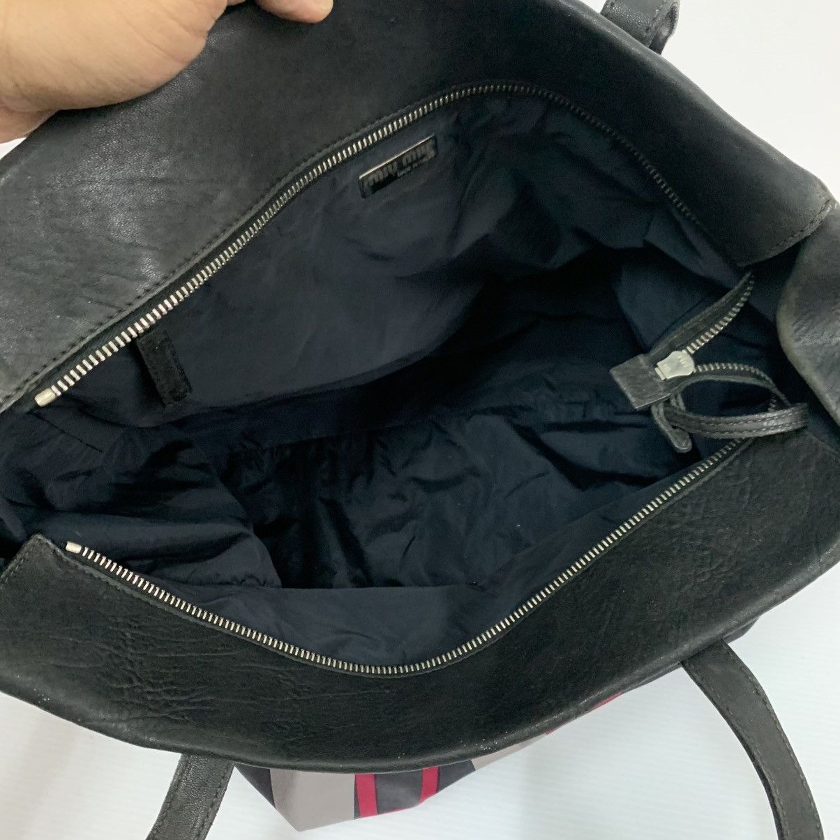 Miu Miu Miu Miu Nylon Tote Bag Size ONE SIZE - 9 Thumbnail