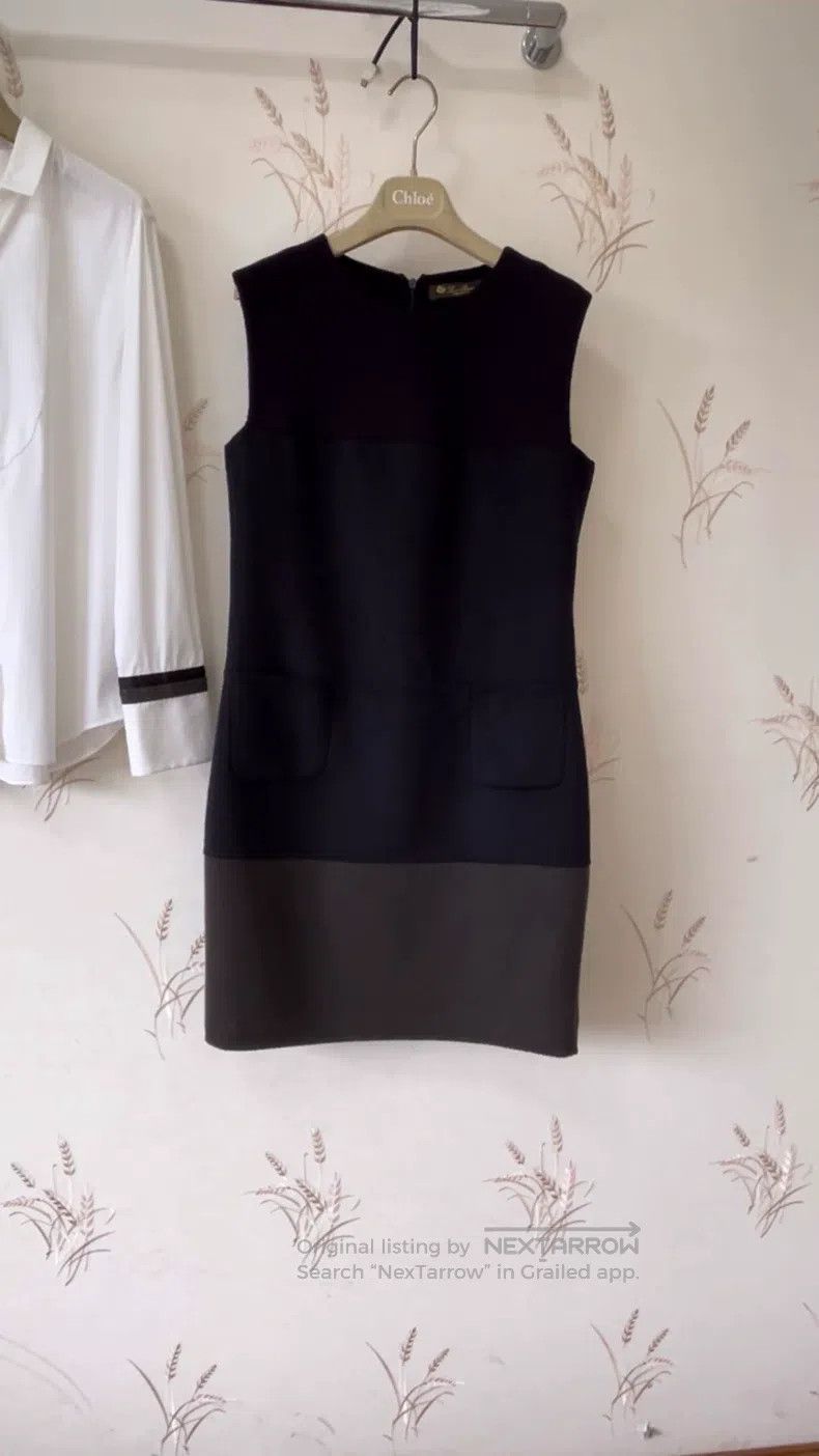 Loro Piana LORO PIANA Color Block Double-sided Cashmere Sleeveless Dr Size M / US 6-8 / IT 42-44 - 1 Thumbnail