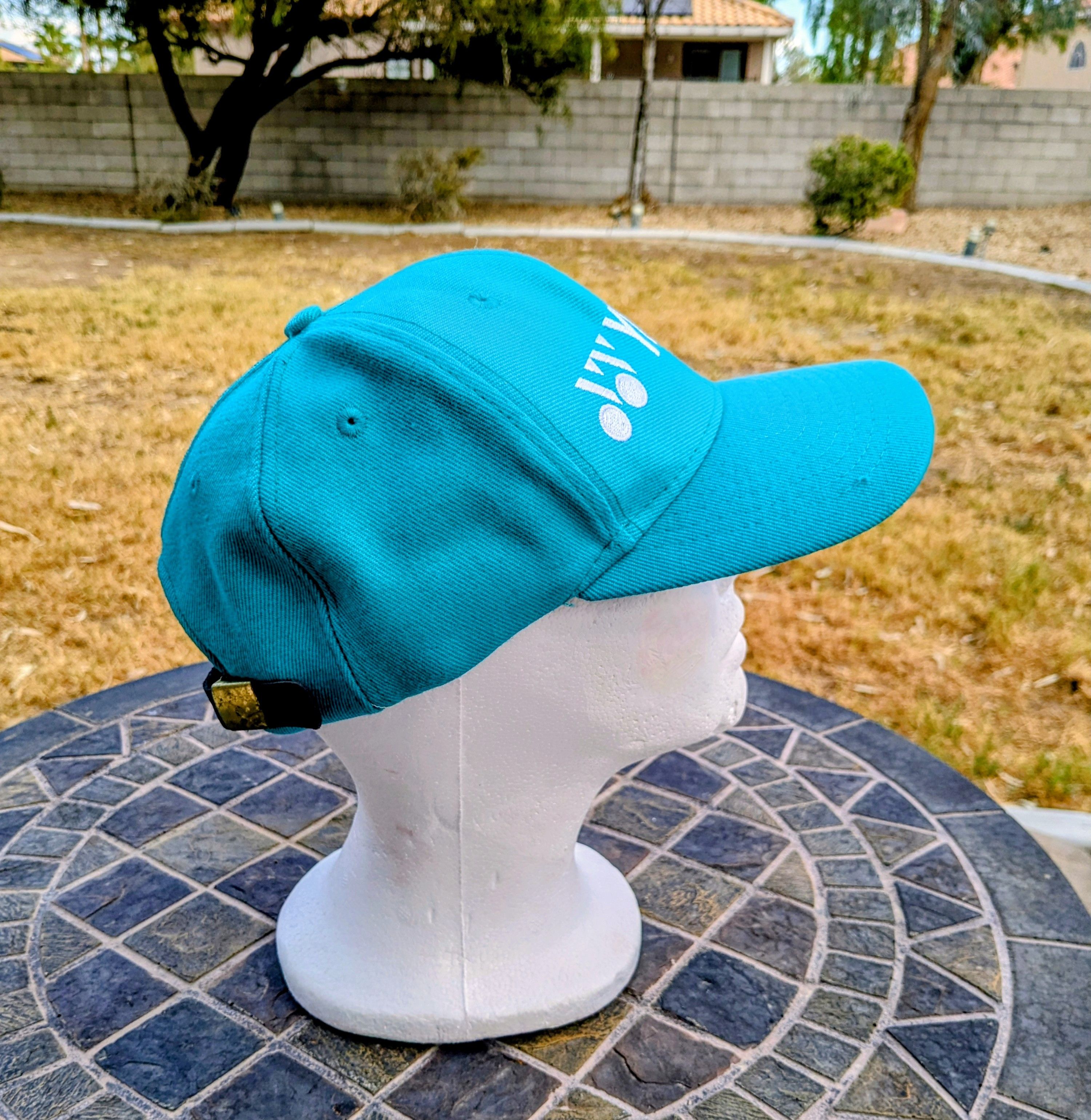 Other YONEX Vintage Hat Aqua-Blue Adjustable OSFM Wool Cap GUC Size ONE SIZE - 4 Thumbnail