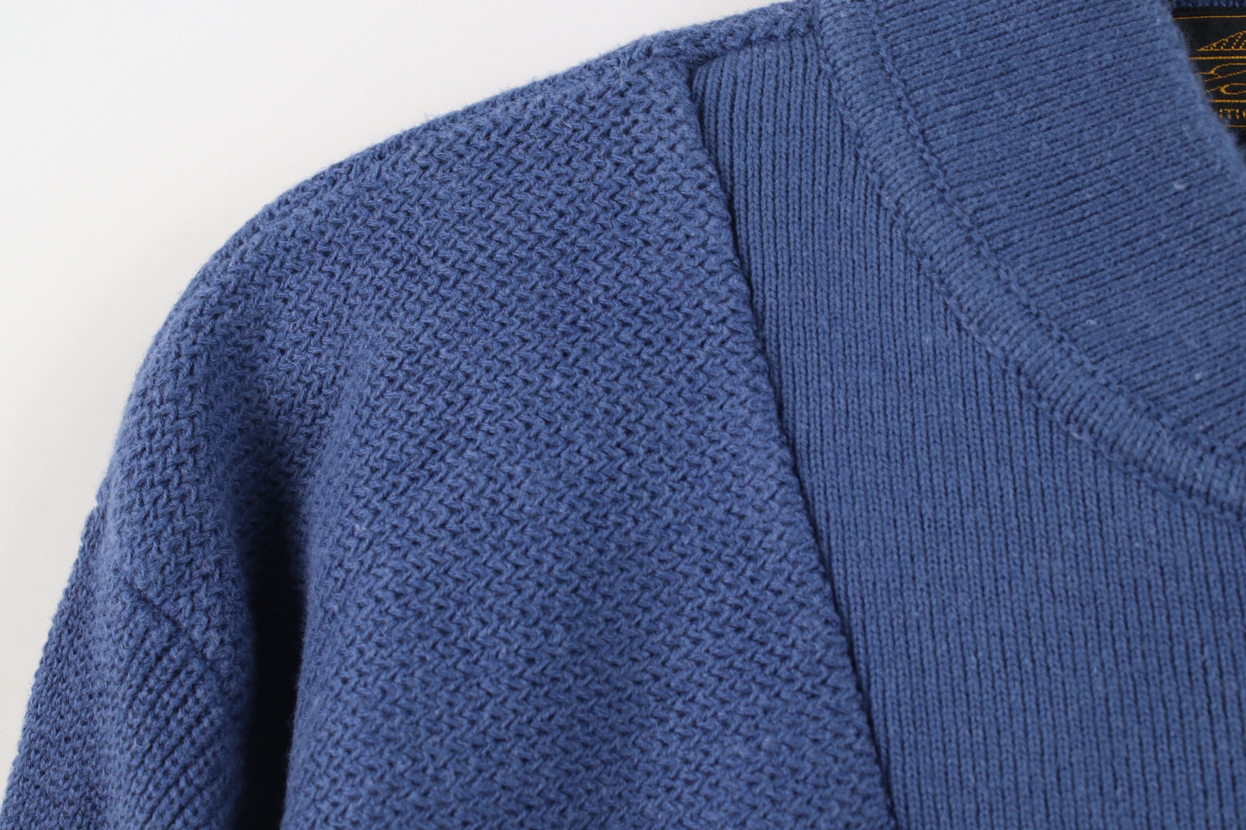 Eddie Bauer Vintage 90s Eddie Bauer Thermal Ribbed Knit Henley Sweater Size US M / EU 48-50 / 2 - 6 Thumbnail