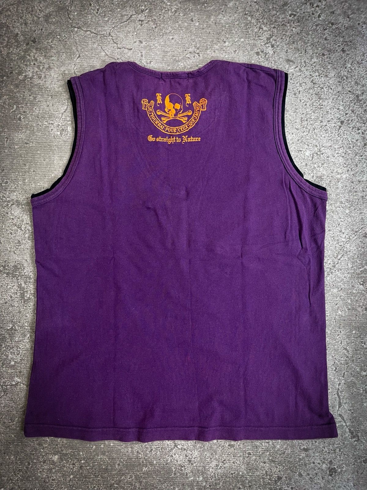 If Six Was Nine Bossy Hill Skull Double Layered Tanktop Size US XL / EU 56 / 4 - 2 Thumbnail