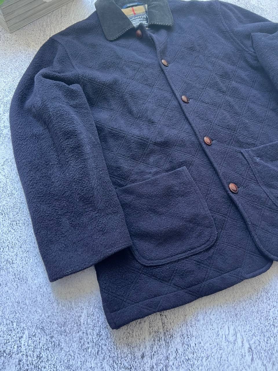 Burberry × Designer × Vintage Burberry london wool/lana mens coat jacket 90s Size US L / EU 52-54 / 3 - 10 Thumbnail