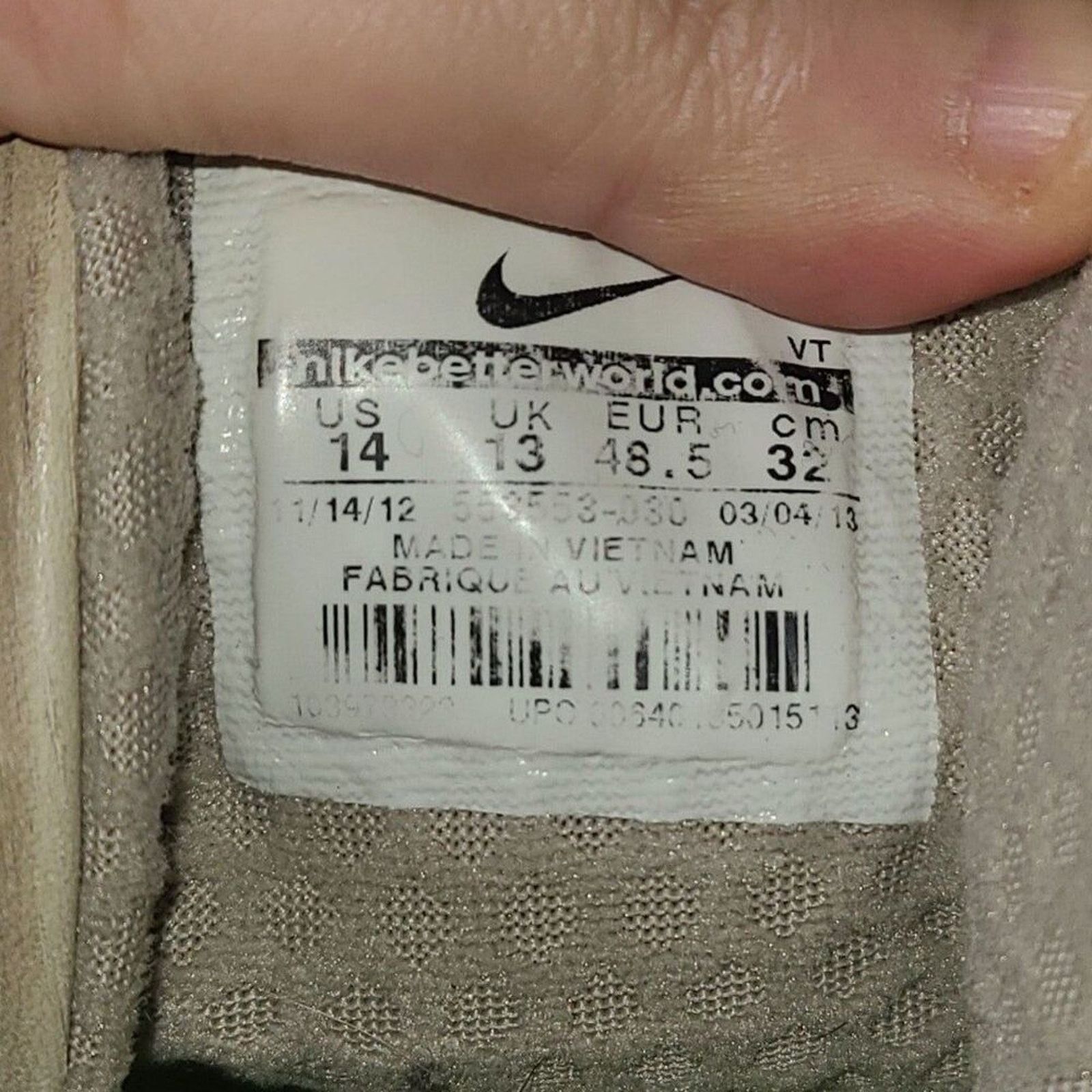 Nike Nike Lunar Chenchukka QS Classic Stone-Volt Size Men's US 14 Size US 14 / EU 47 - 9 Thumbnail