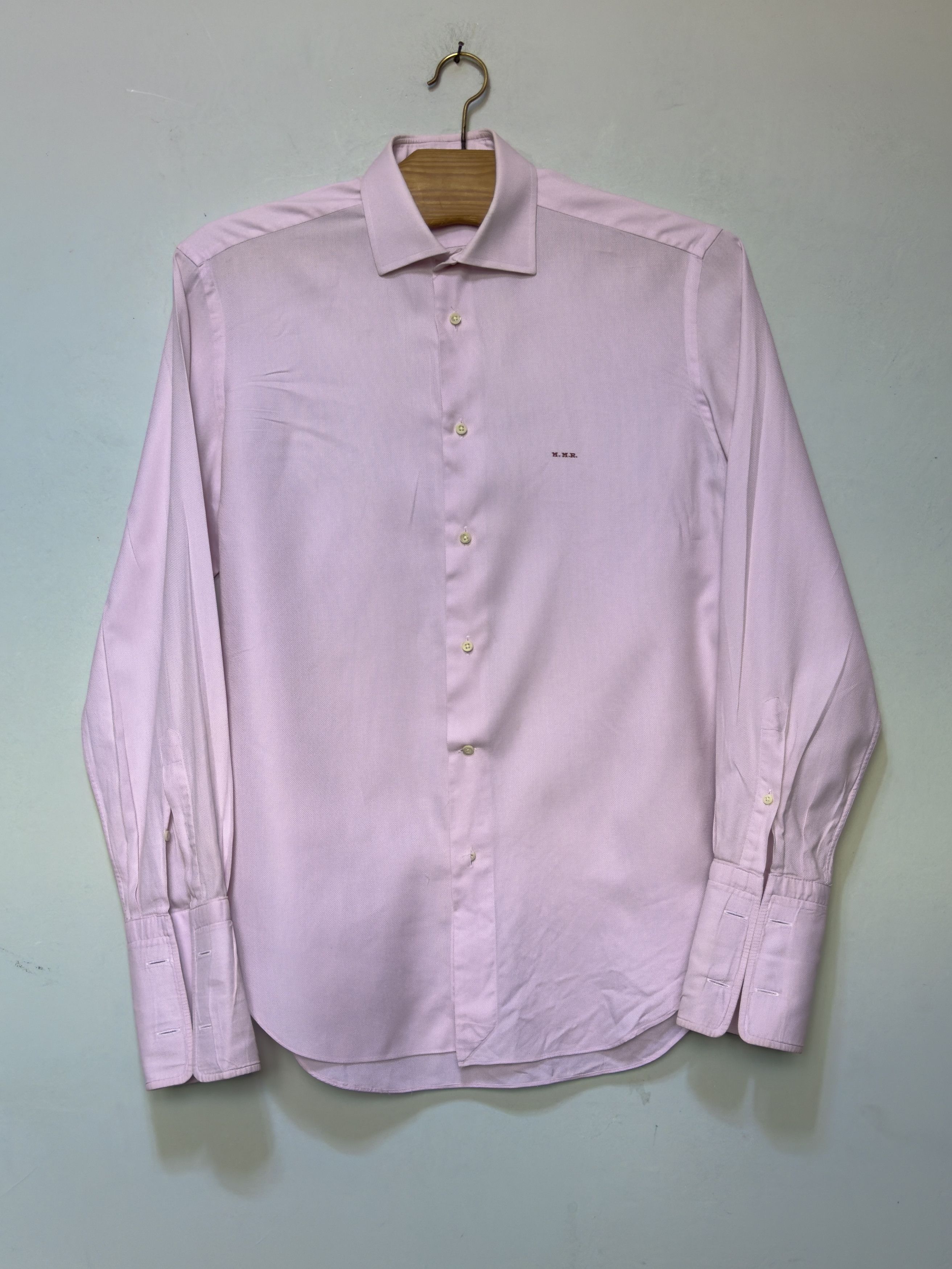 Ermenegildo Zegna 🔥 Ermenegildo zegna double cuff cotton shirt Size US L / EU 52-54 / 3 - 3 Thumbnail