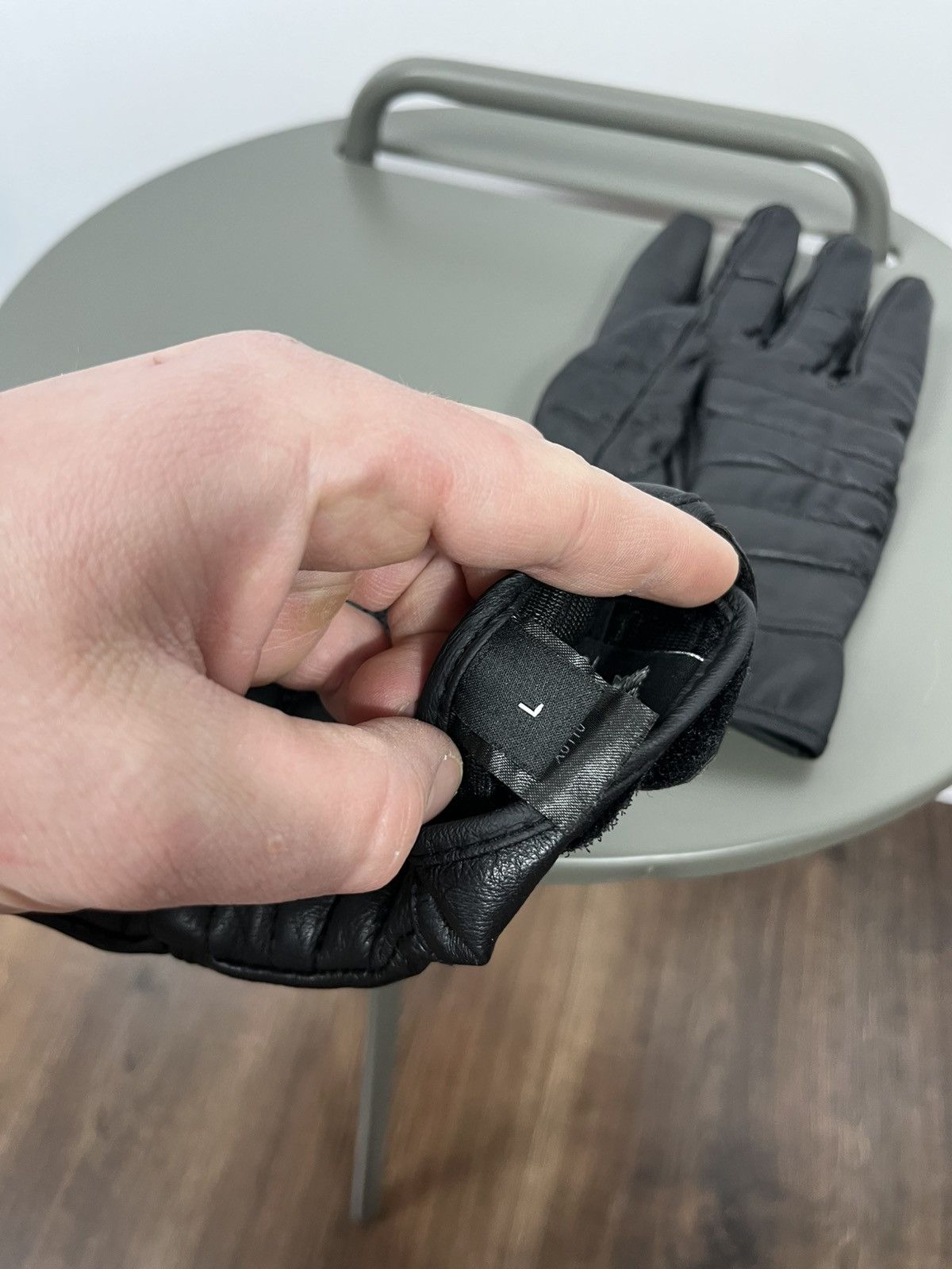 Harley Davidson Harley-Davidson Leather Gloves Black Men’s Size L Size ONE SIZE - 9 Thumbnail