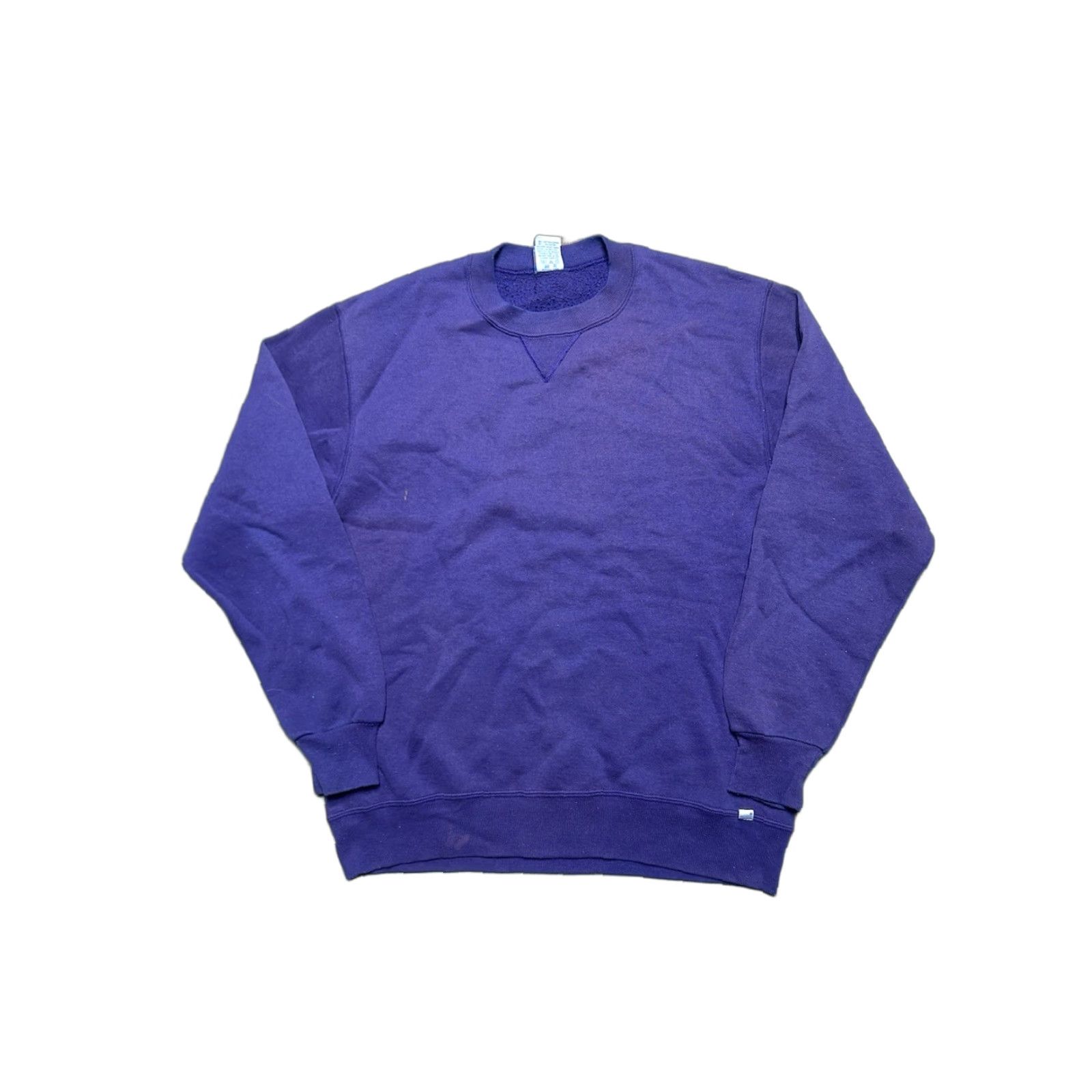 Russell Athletic VINTAGE Russell Athletic USA Plum Purple Crewneck Sweatshirt M Regular Men Medium Shirt Size US M / EU 48-50 / 2 - 1 Thumbnail
