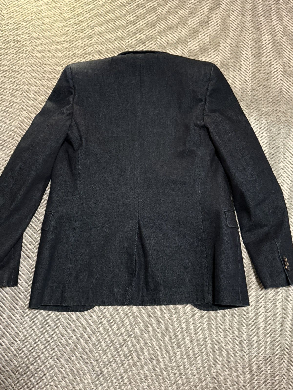 Maison Margiela Maison Margiela Slim Denim Tailored Blazer Size 50S - 10 Thumbnail