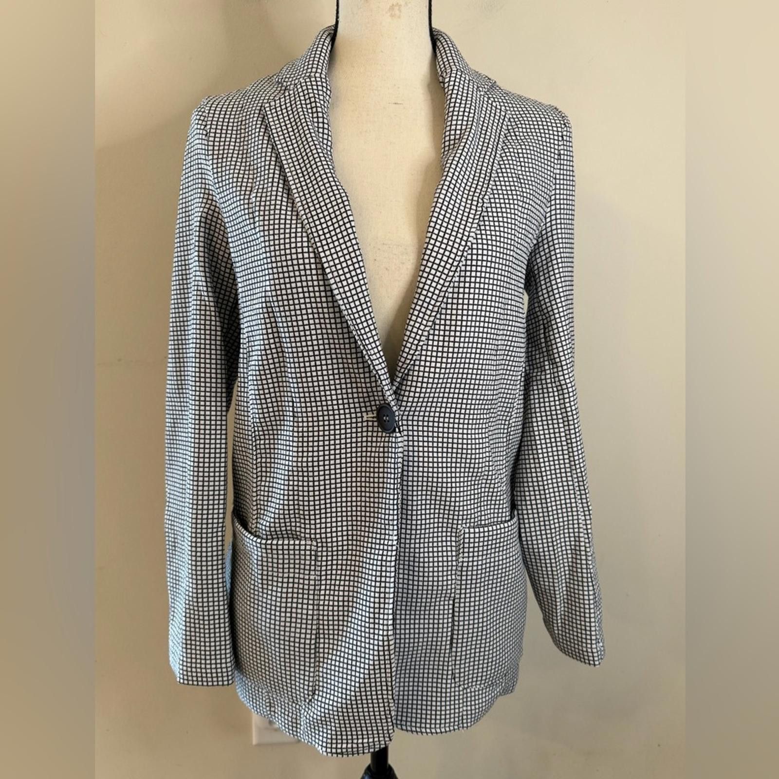 Other Max Studio blazer monochromatic black & white plaid medium Size M / US 6-8 / IT 42-44 - 1 Thumbnail