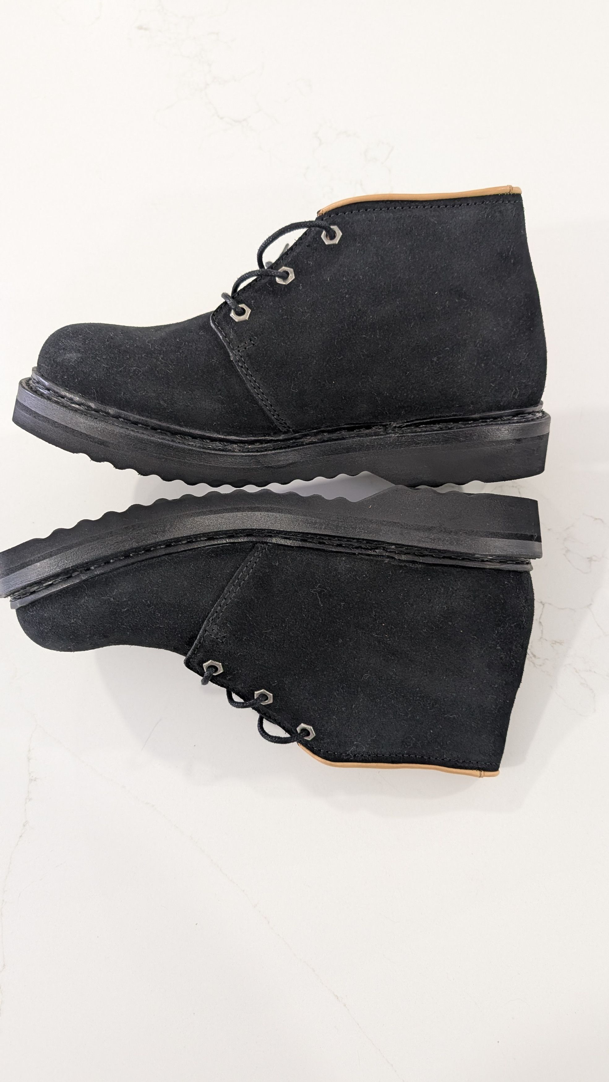 Our Legacy OUR LEGACY Chukka Boot 42 Dim Black Velour Suede Size US 9 / EU 42 - 7 Thumbnail