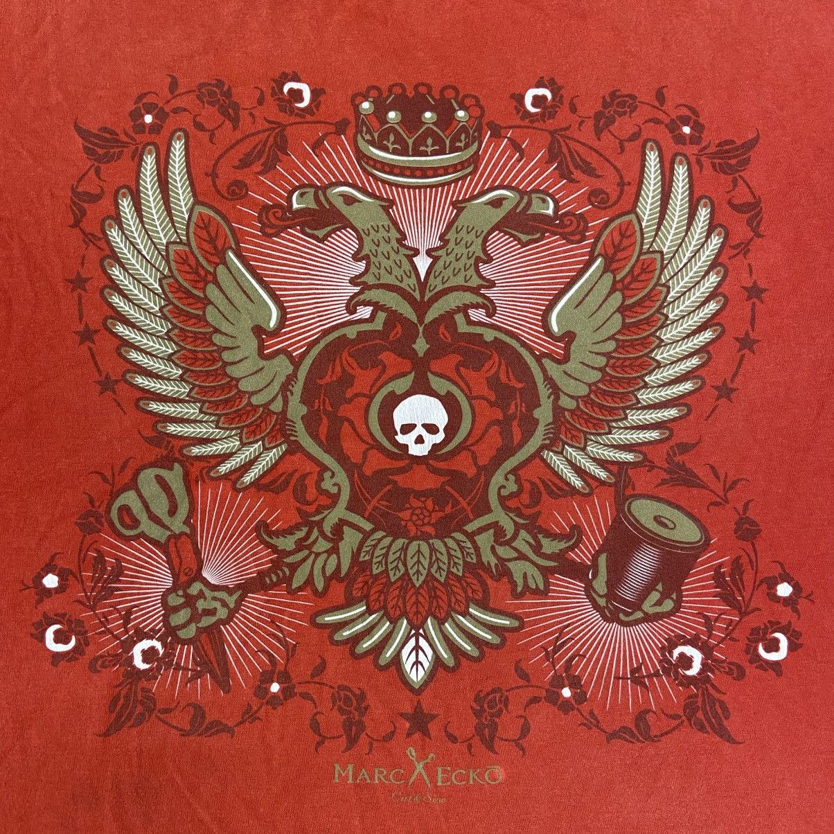 Marc Ecko Vintage Y2K Marc Ecko Eagle Crest Shirt Size US XL / EU 56 / 4 - 3 Thumbnail