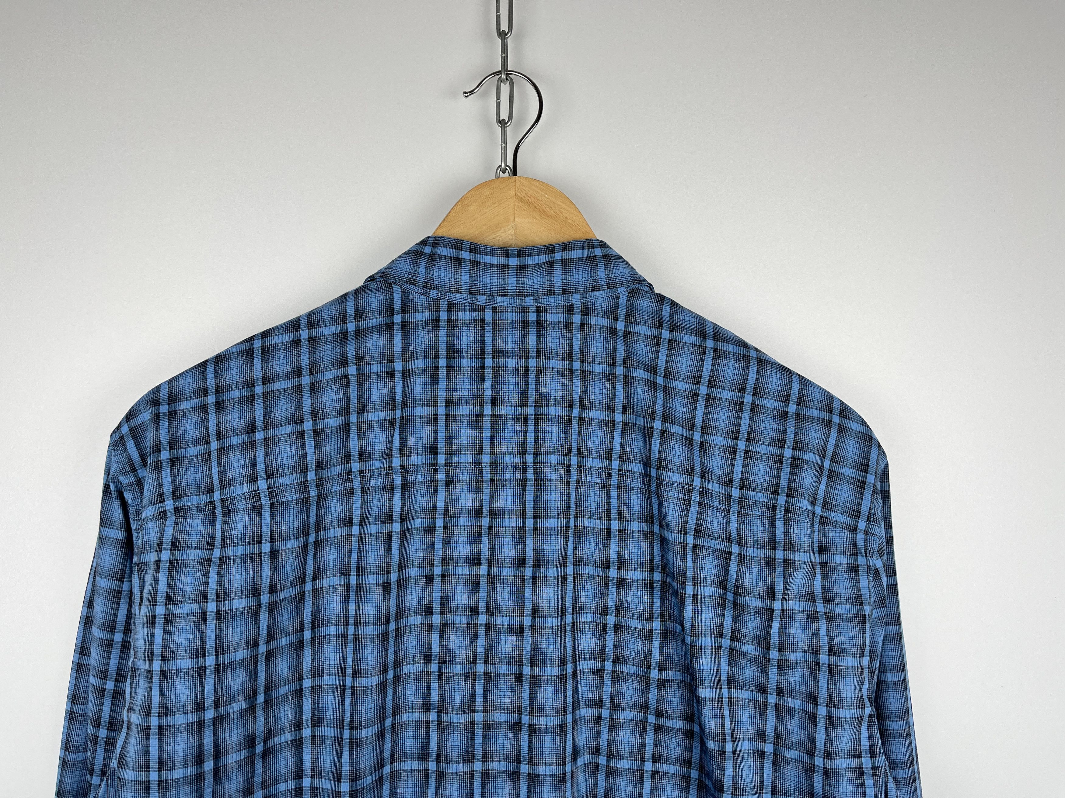 Armani Exchange A/X Armani Exchange Check Long Sleeve Button Up Shirt Size US M / EU 48-50 / 2 - 14 Thumbnail