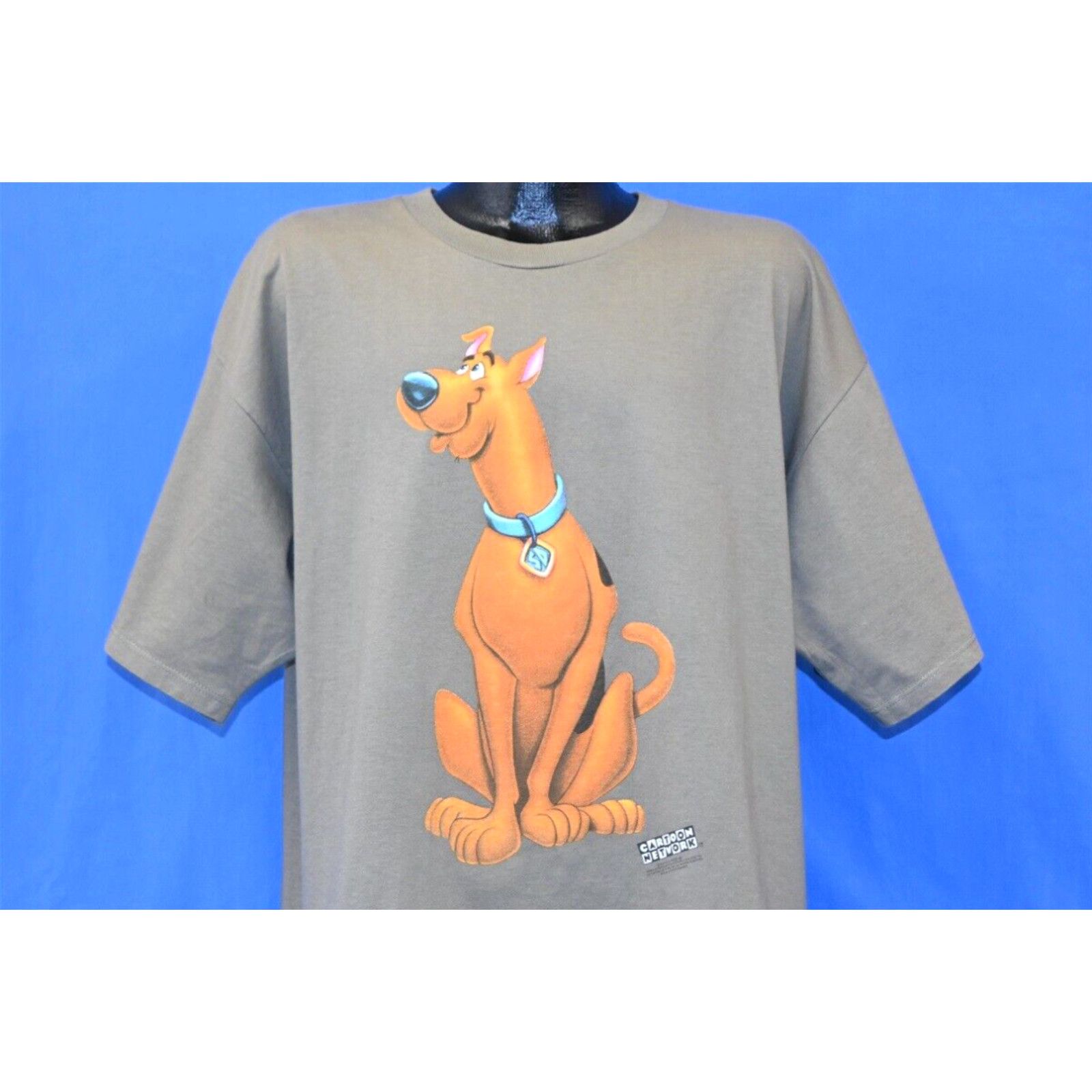 image of Gildan Vintage 90's Scooby-Doo Mystery Inc Stanley Desantis Cartoon Network T-Shirt 2Xl in White