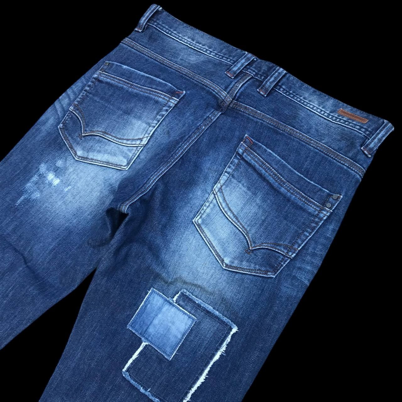 Japanese Brand × Nicole Club × Tornado Mart FLARED NCFM Japan patched distressed tornado mart style Size US 31 - 12 Thumbnail