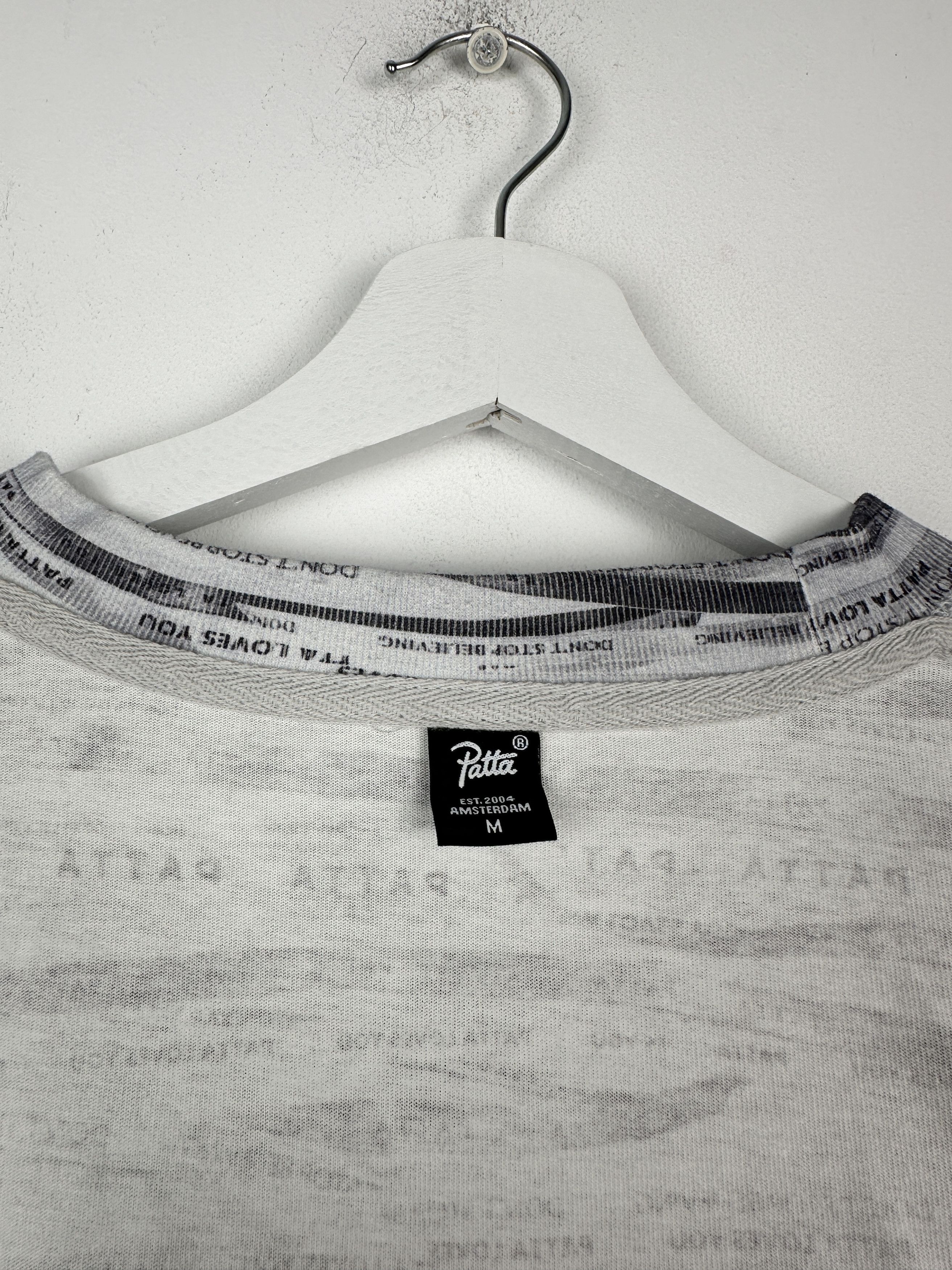 Patta Patta Multi Logo All Over Print Graphic T Shirt Tee Size US M / EU 48-50 / 2 - 9 Thumbnail