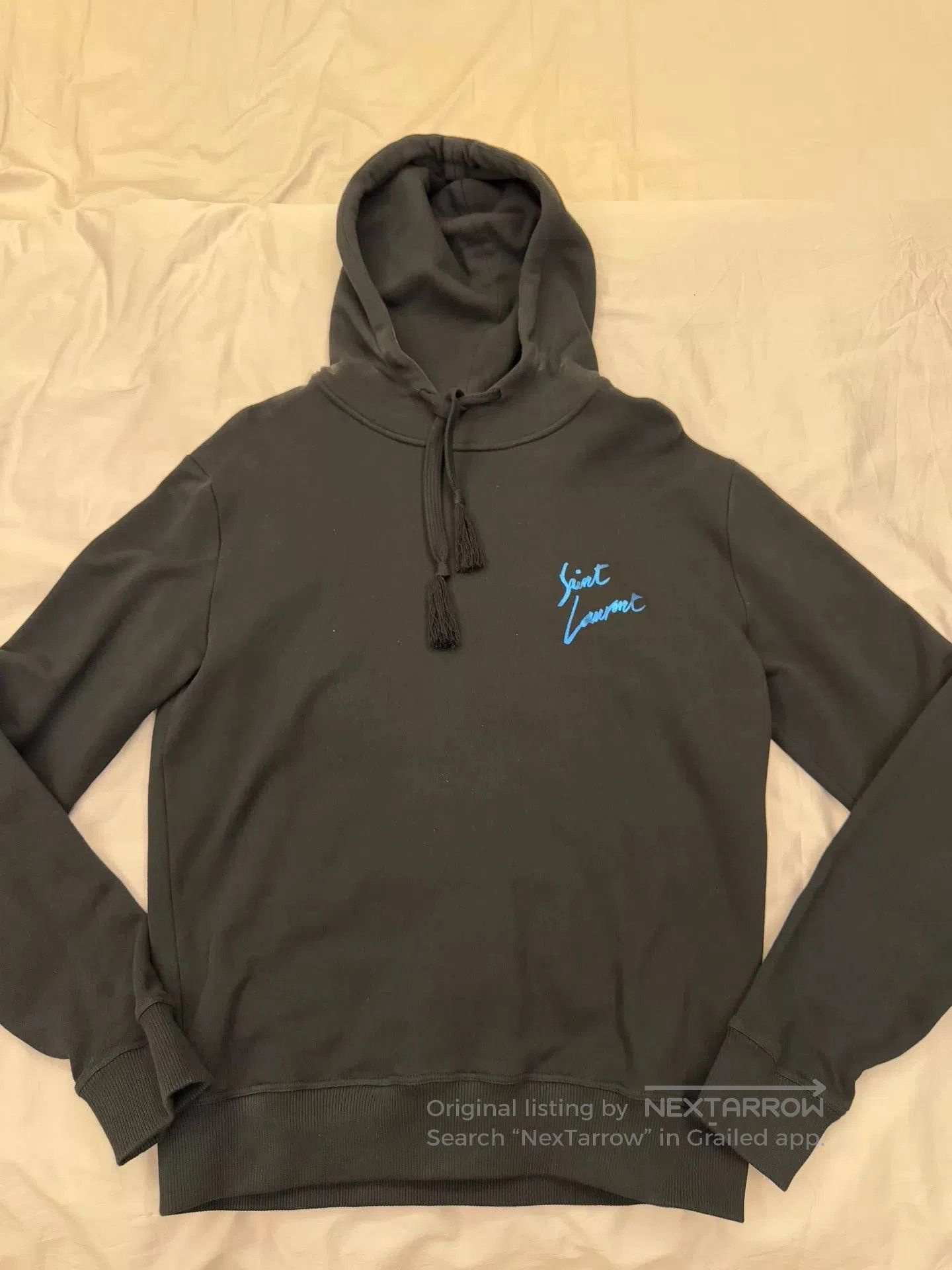 Yves Saint Laurent ysl saint laurent classic hoodie in gray. Size US L / EU 52-54 / 3 - 1 Thumbnail