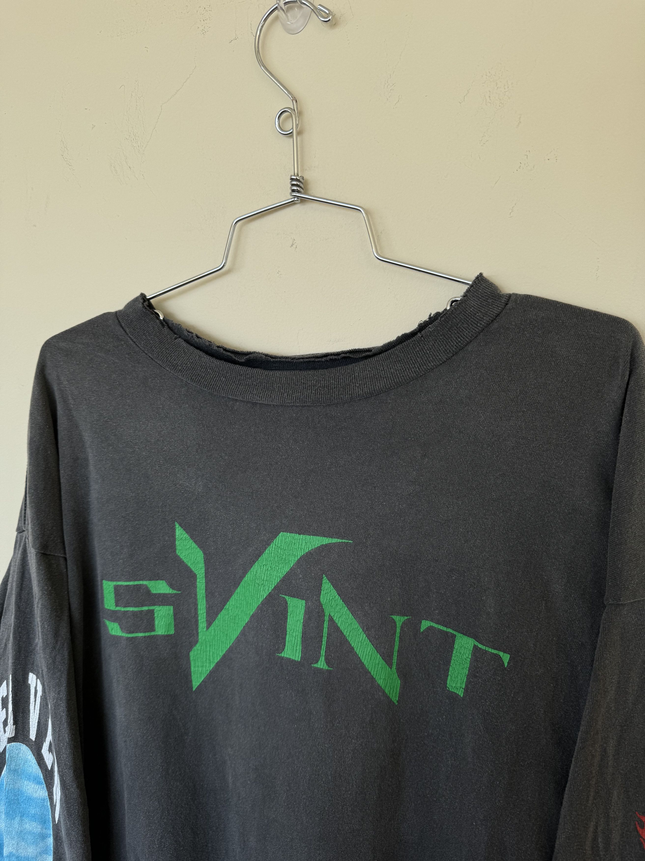 Saint Michael × Vlone Saint x Vlone Heaven Or Hell Longsleeve Size US XL / EU 56 / 4 - 5 Thumbnail