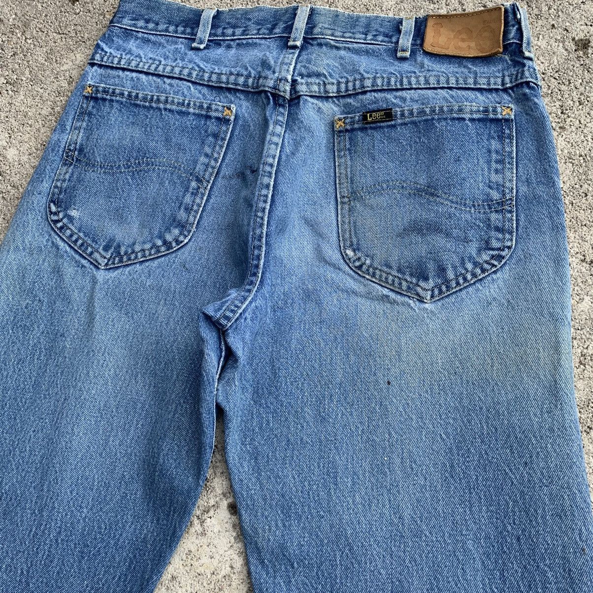 Lee Vintage 90s Lee USA Straight Leg Distressed Jeans W30X30 Size US 30 / EU 46 - 12 Thumbnail