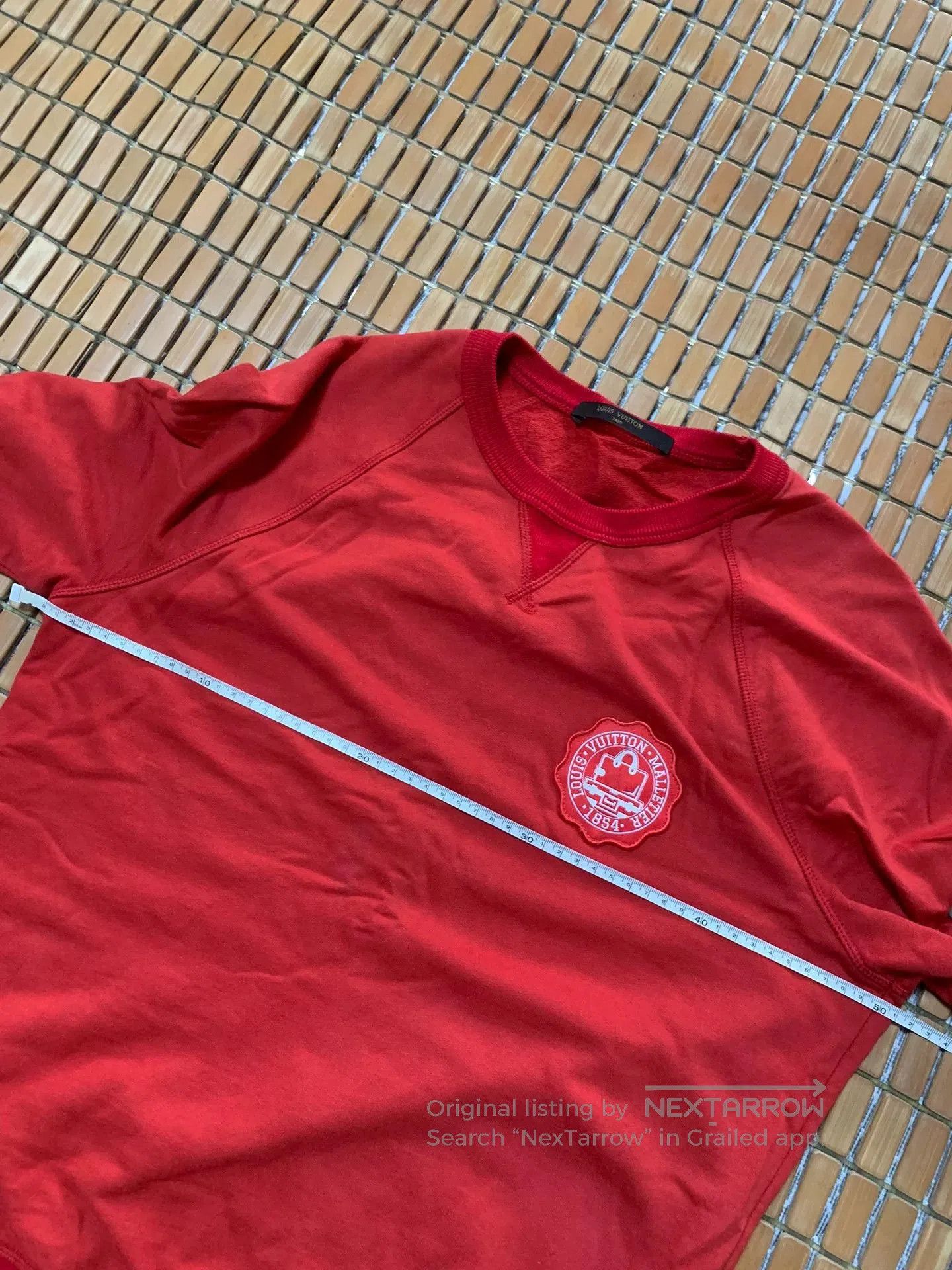 Louis Vuitton Louis Vuitton Red Pullover Sweatshirt. Size US S / EU 44-46 / 1 - 6 Thumbnail