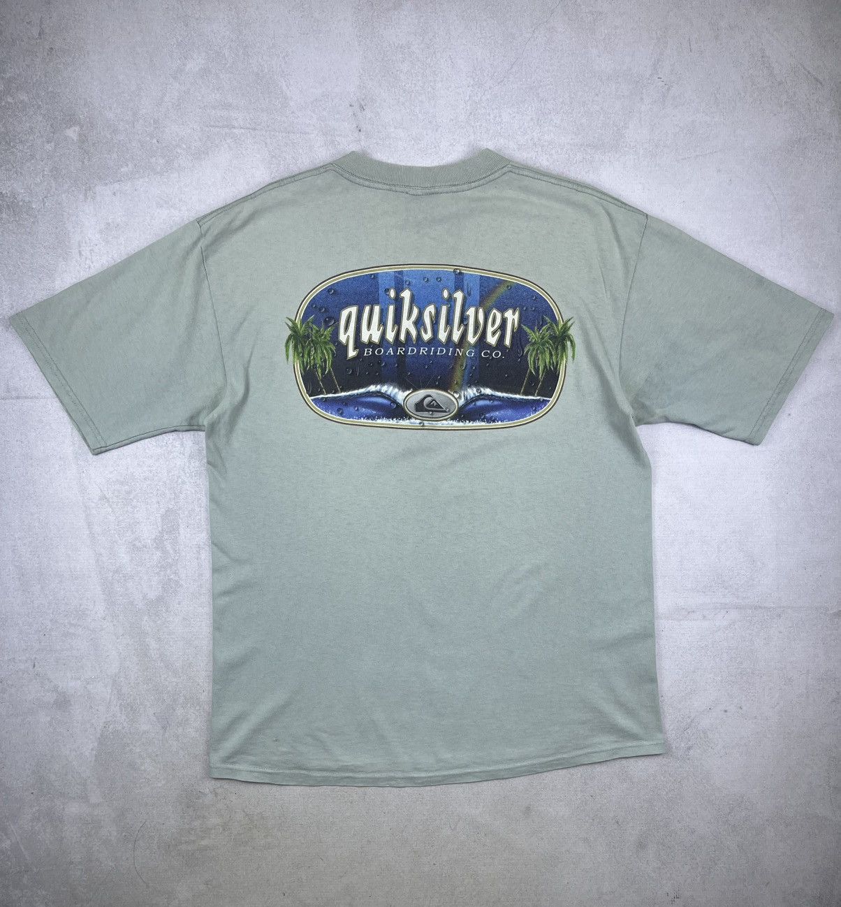 Quiksilver Vintage Quicksilver Surfboarding Tee USA Size US L / EU 52-54 / 3 - 1 Thumbnail