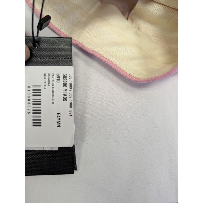 Saint Laurent Paris o1rshd1 Pantalon Constructed Barathea Pant Trouser in Rose Size US 38 / EU 54 - 19 Thumbnail