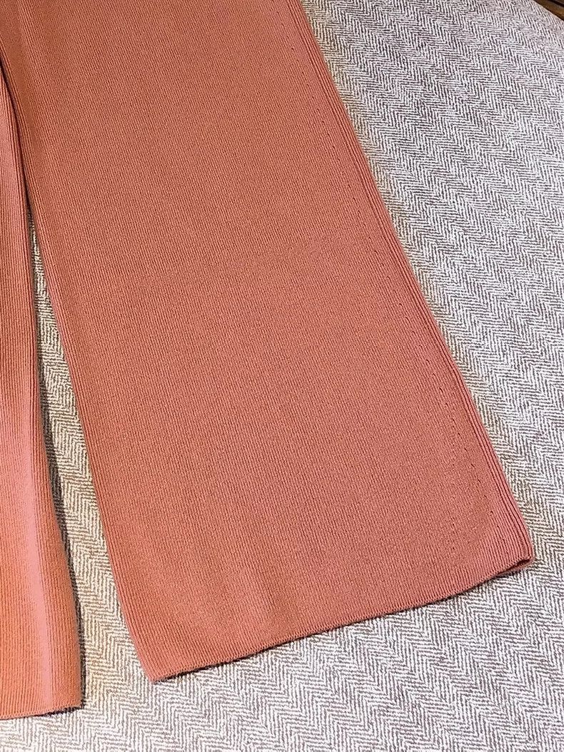 Loro Piana LORO PIANA Small cashmere knit wide leg pants Size 25" / US 0 / IT 36 - 4 Thumbnail