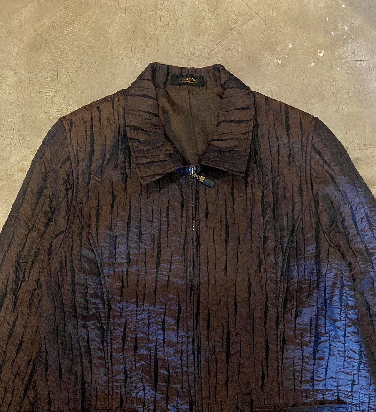 Vintage Japanese pleated jacket