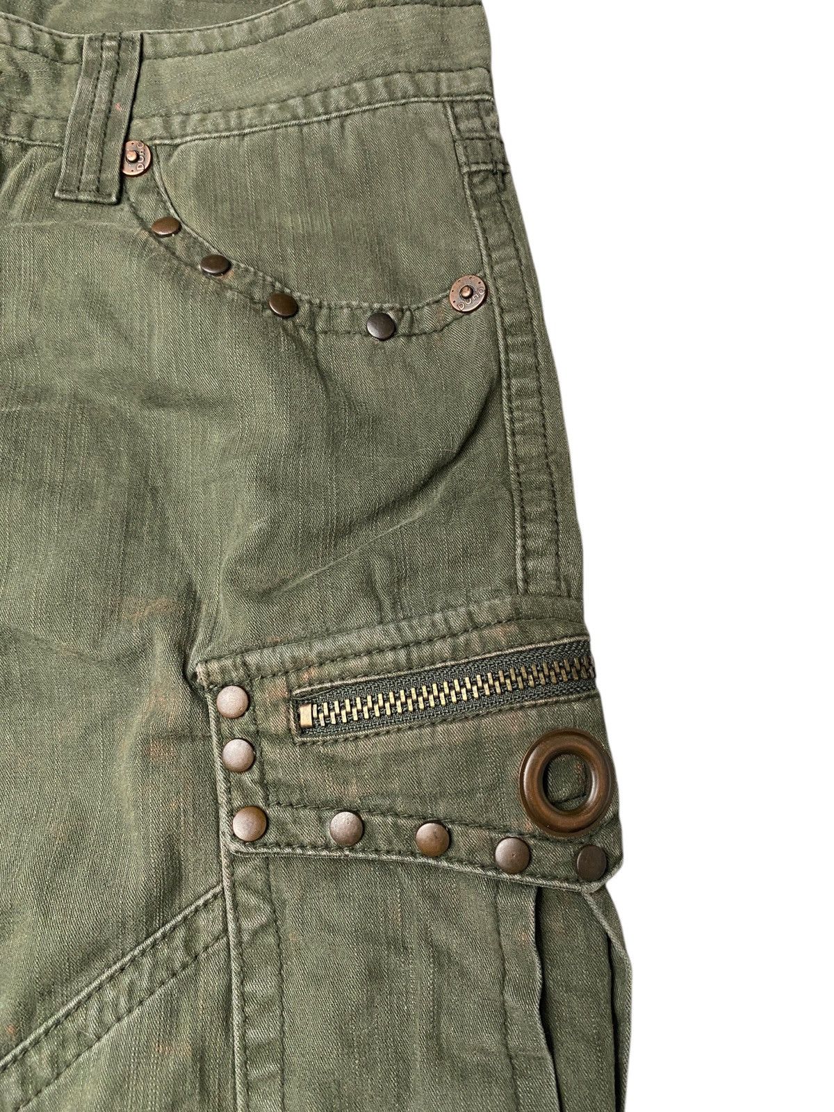 Hysteric Glamour 2000's DOHC Multipocket Studded Cargo Pants Size US 28 / EU 44 - 4 Thumbnail