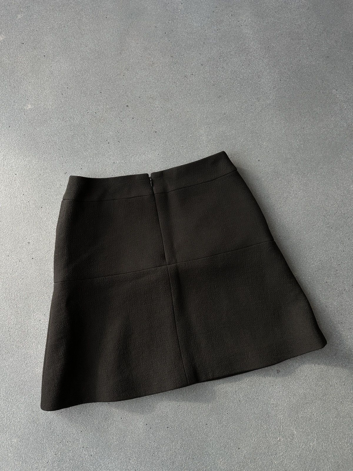 Chanel 1997 CHANEL Wool Silk Black Mini Skirt Size 38 / M Size 27" / US 4 / IT 40 - 8 Thumbnail