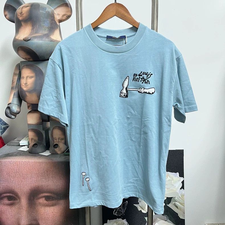Louis Vuitton Louis Vuitton Tool embroidered short sleeve 2504-Nextarrow Size US S / EU 44-46 / 1 - 1 Thumbnail