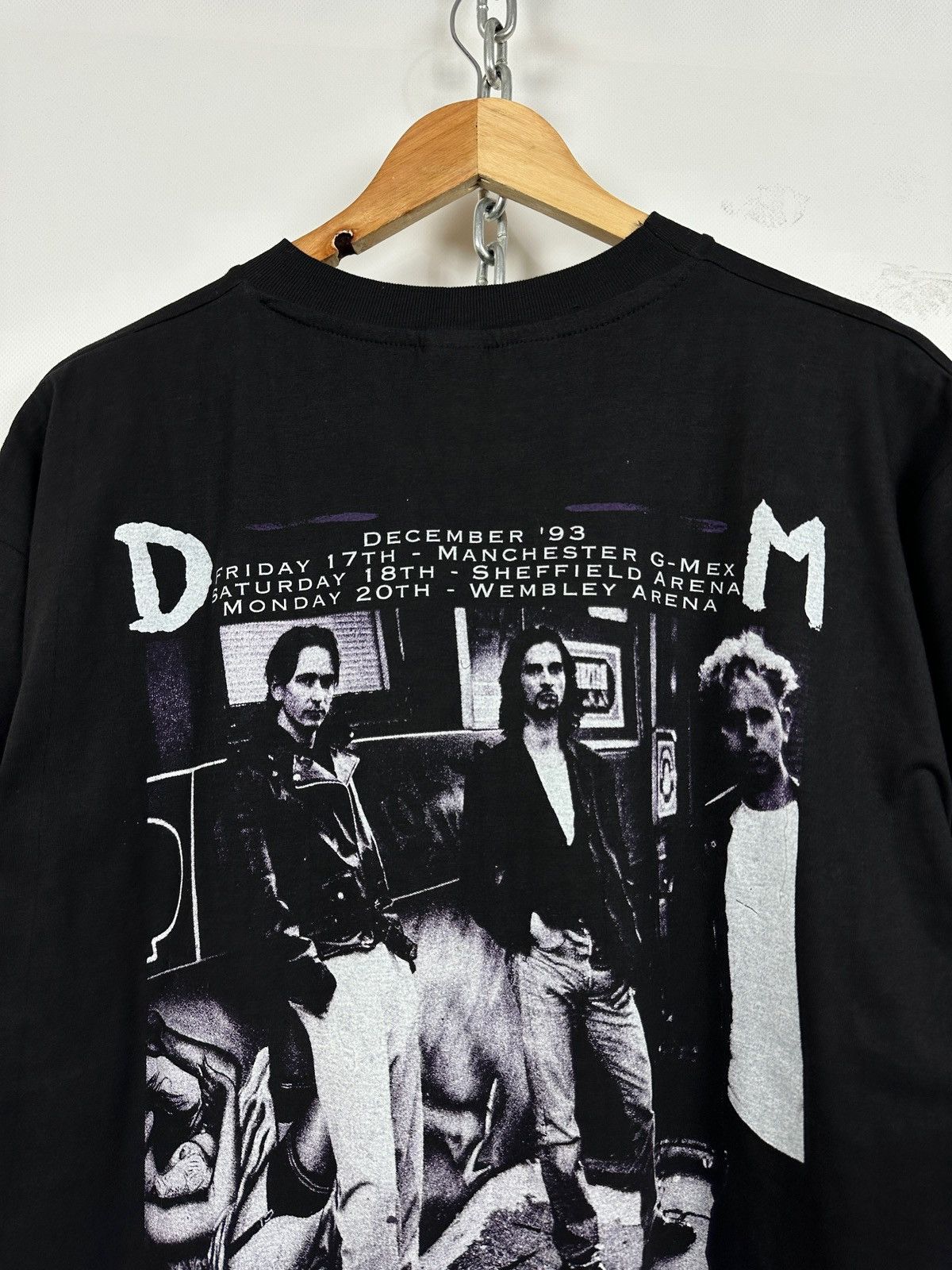 Band Tees 1993 Vintage Depeche Mode Songs of Faith and Devotion Tour Size US XL / EU 56 / 4 - 12 Thumbnail
