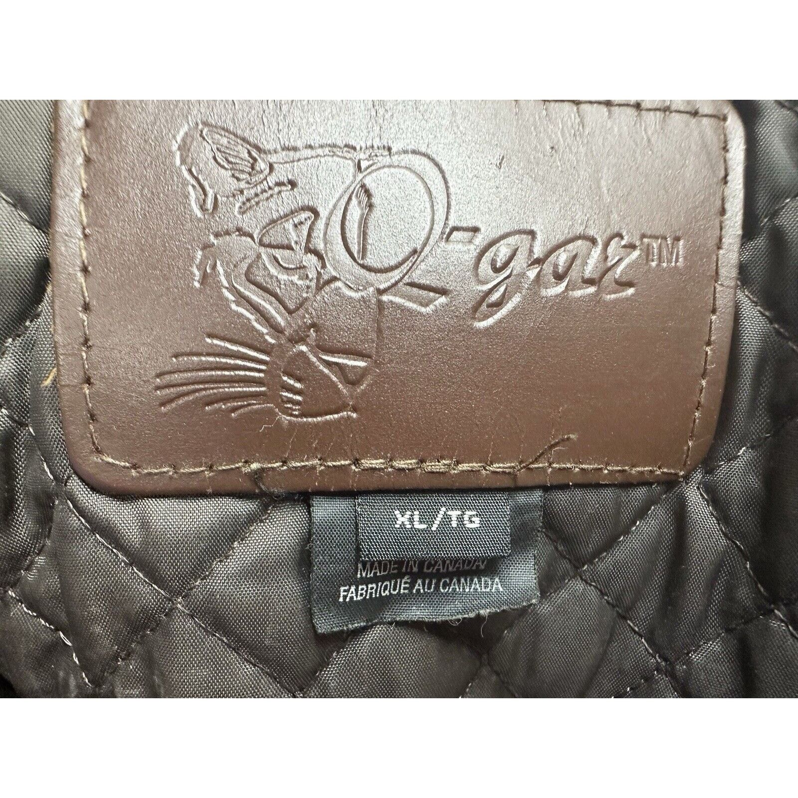 & Other Stories Mens XL Q-Gar Brown Leather Bomber Jacket Aviation Liner VTG Size US XL / EU 56 / 4 - 14 Thumbnail