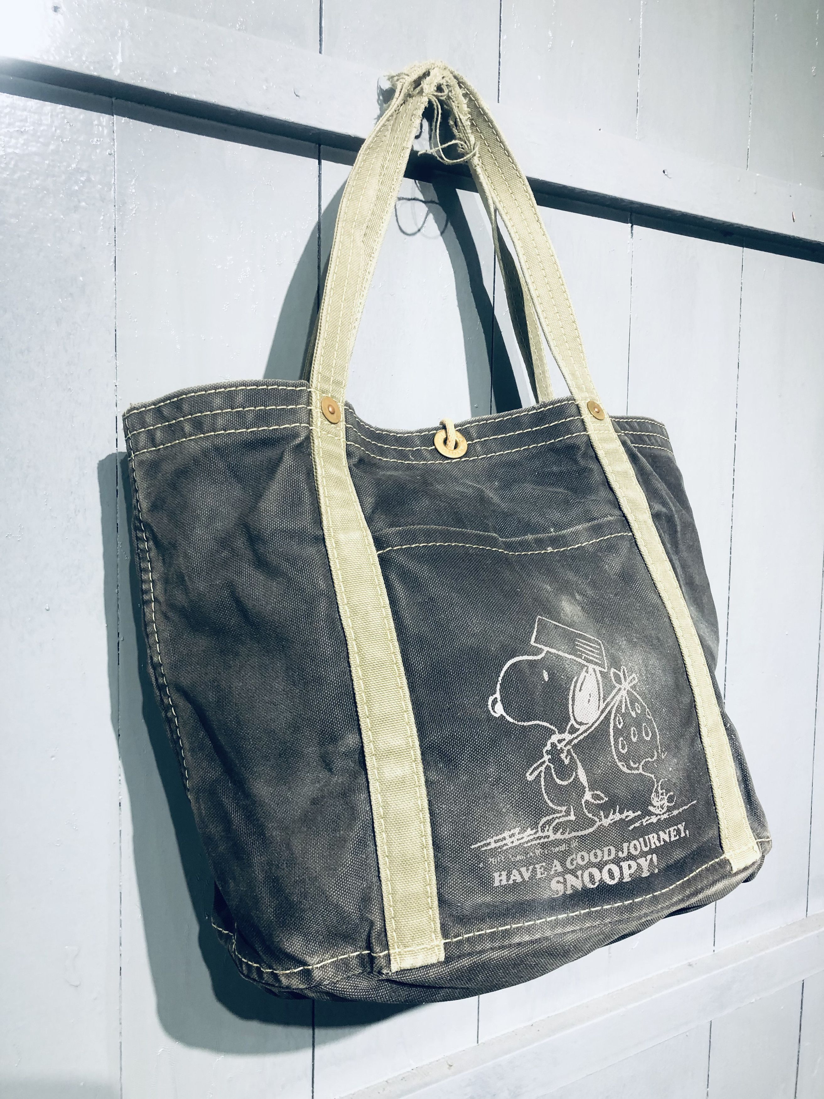 Canvas × Ichizawa Shinzaburo Hanpu × Peanuts SNOOPY X JAPANESE ICHIZAWASHINZABUROHANPU CANVAS TOTEBAG Size ONE SIZE - 3 Thumbnail
