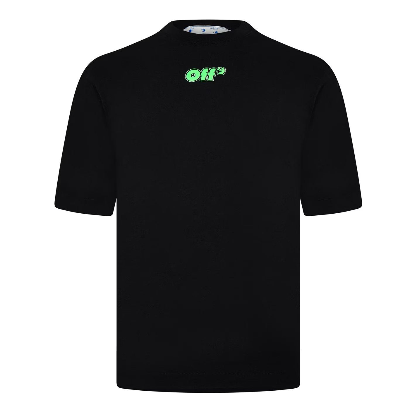 Off-White o1g2r1mq0226 Skate Short-Sleeve T-Shirt In Black Size US XXS / EU 40 - 1 Thumbnail
