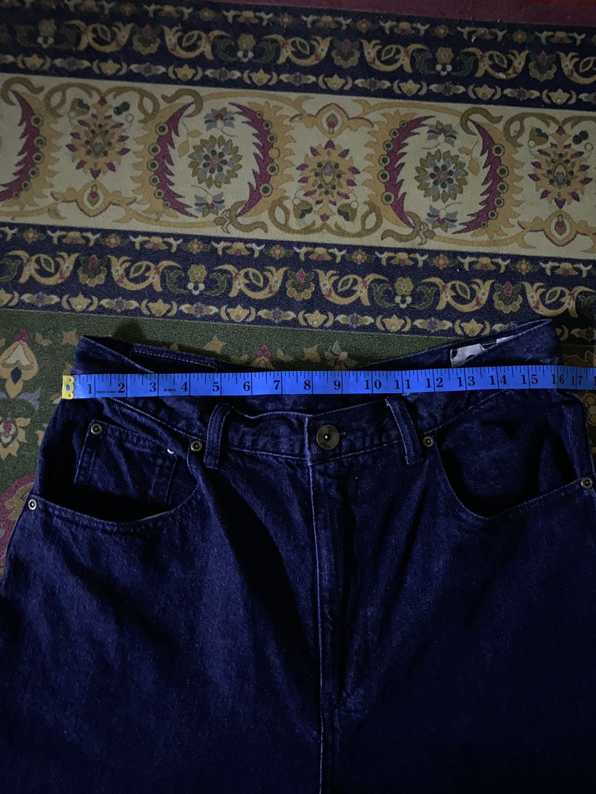 Ecko Unltd. Vintage Japanese Brand Antiqua Super Baggy Jnco Style Denim Size US 32 / EU 48 - 12 Thumbnail
