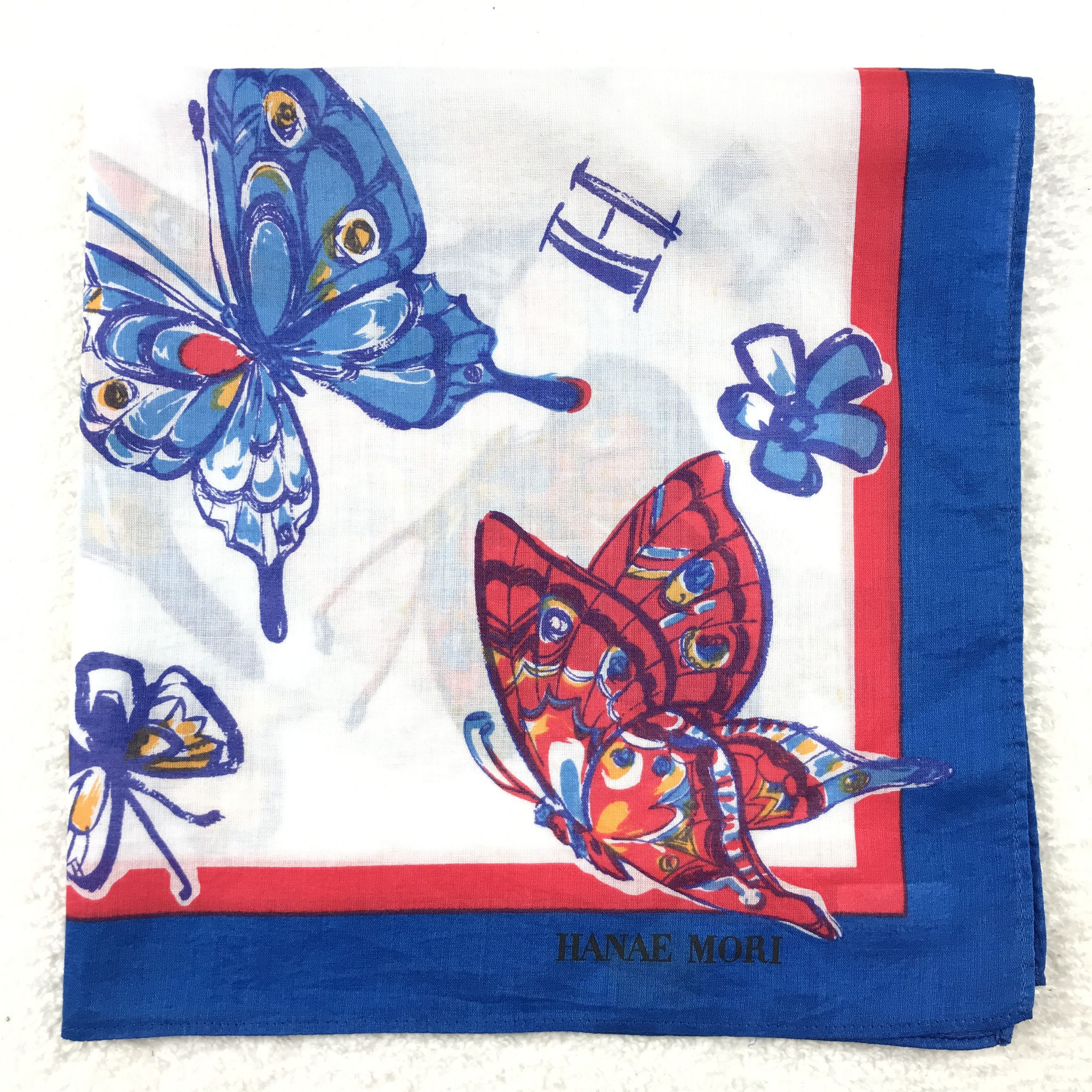 Hanae Mori × Japanese Brand × Vintage Vintage Hanae Mori Bandana Neckerchief Handkerchief Size ONE SIZE - 2 Thumbnail