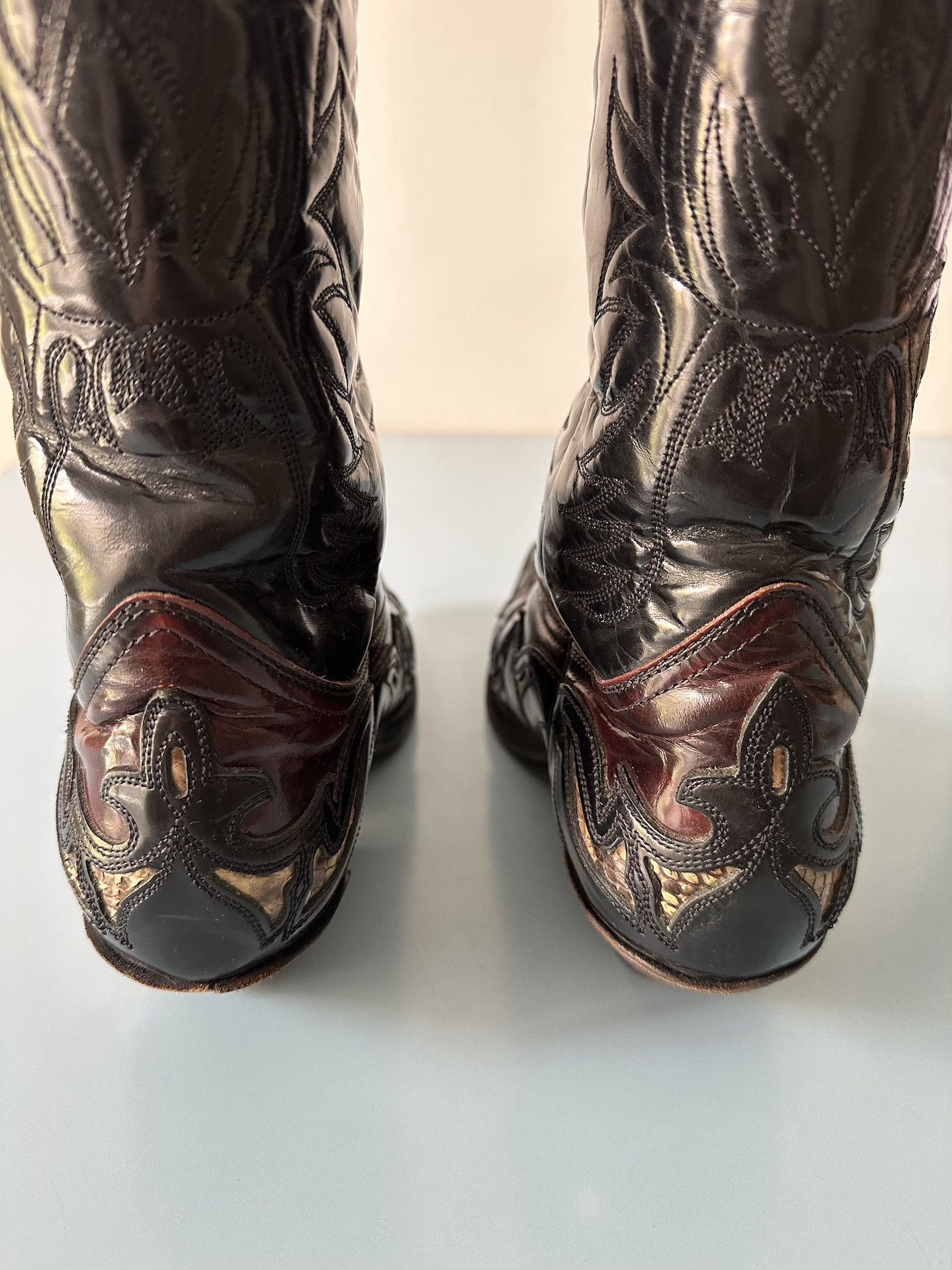 Sendra Sendra Cuban Heel Cowboy Boots - UK7/EU40 leather & python Size US 7 / EU 40 - 10 Thumbnail