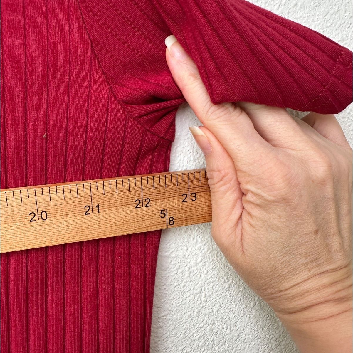 Other Men’s Red Ribbed Knit Polo Shirt Short Sleeve Size L Size US L / EU 52-54 / 3 - 8 Thumbnail