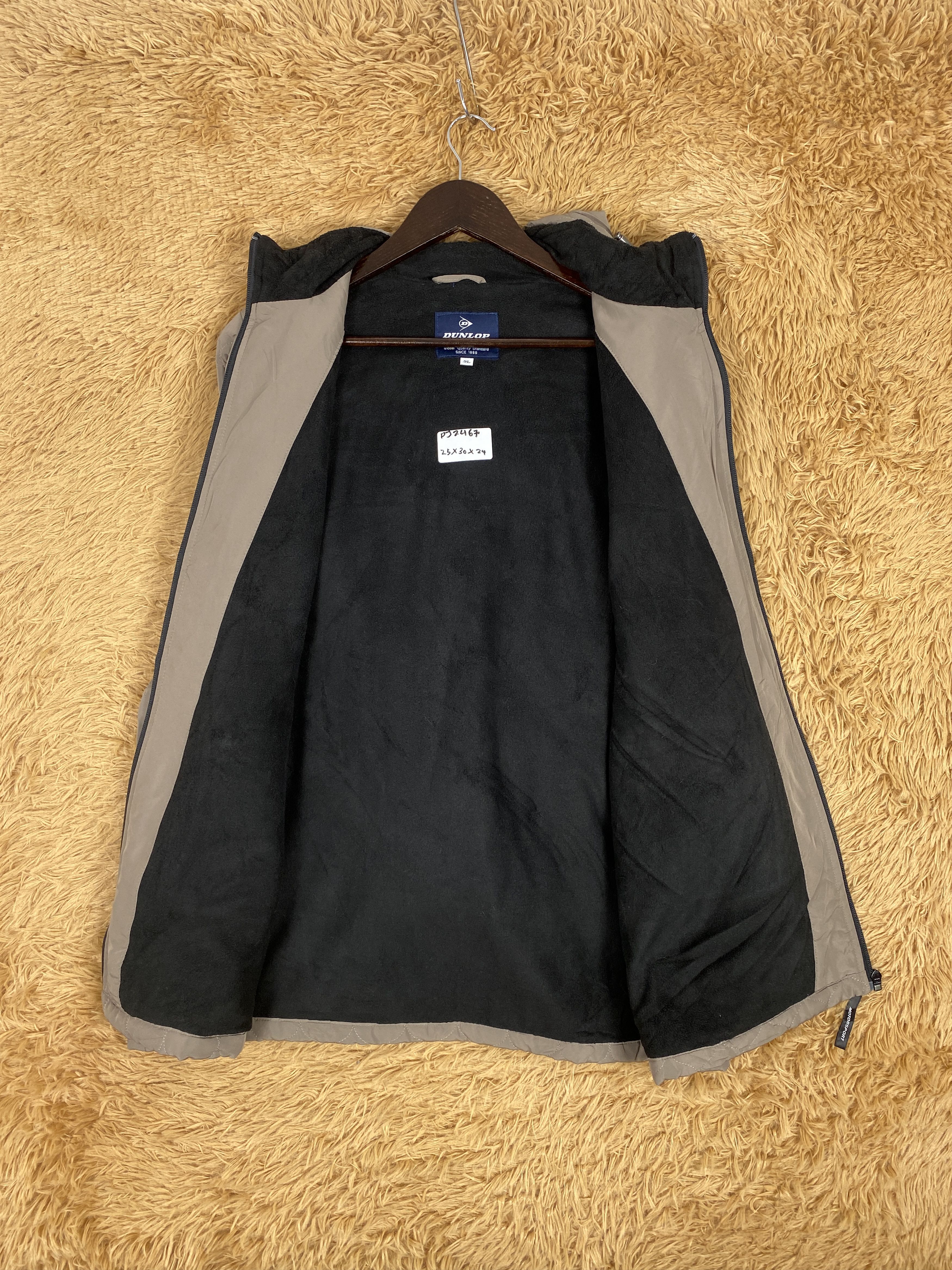 Dunlop Vintage Dunlop Quilted Hoodie Jacket PJ2467 Size US M / EU 48-50 / 2 - 8 Thumbnail