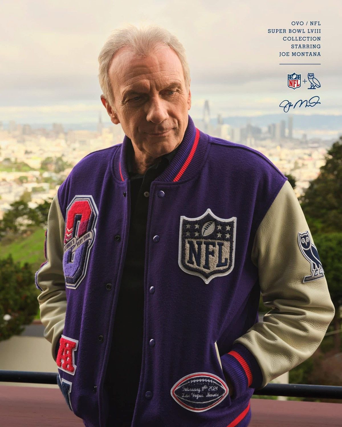 October's Very Own RARE - OVO x Super Bowl Varsity Jacket Size US M / EU 48-50 / 2 - 1 Thumbnail