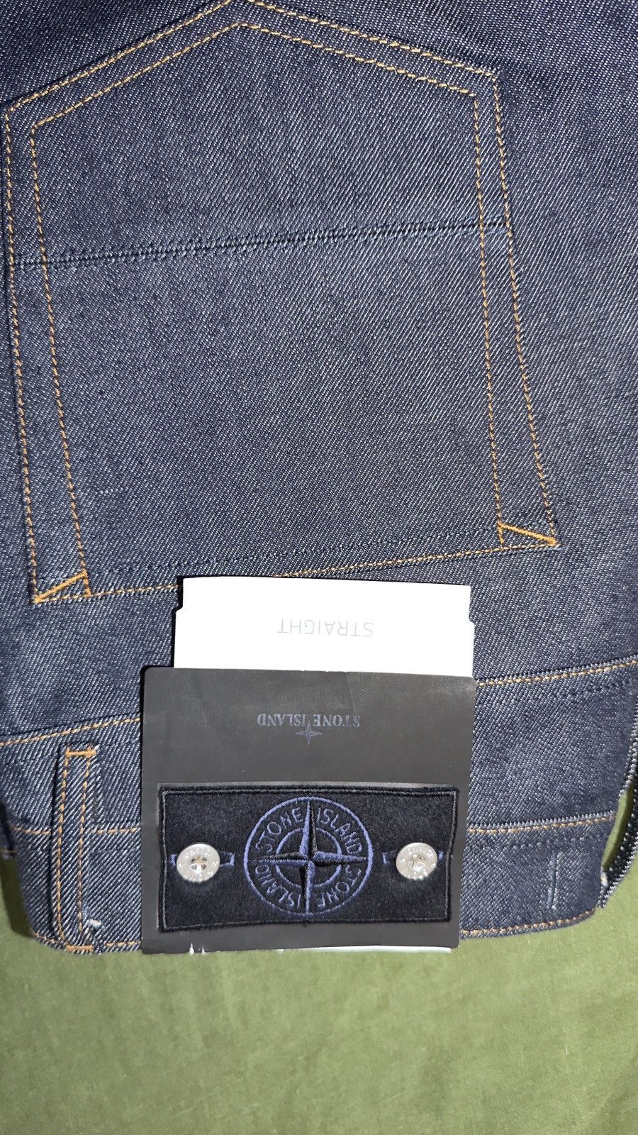 Stone Island J100005 INDIGO DENIM-RINSED mens 32 stone island Size US 32 / EU 48 - 12 Thumbnail